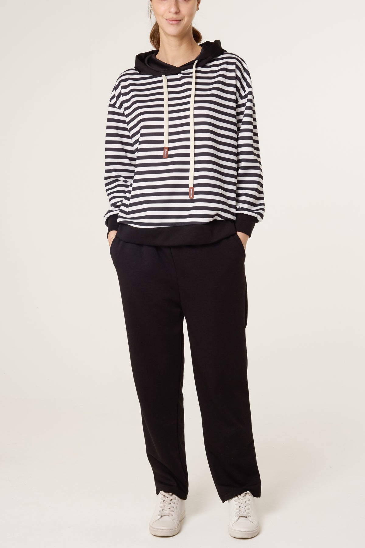 Striped Hoodie Soft Touch Tracksuit