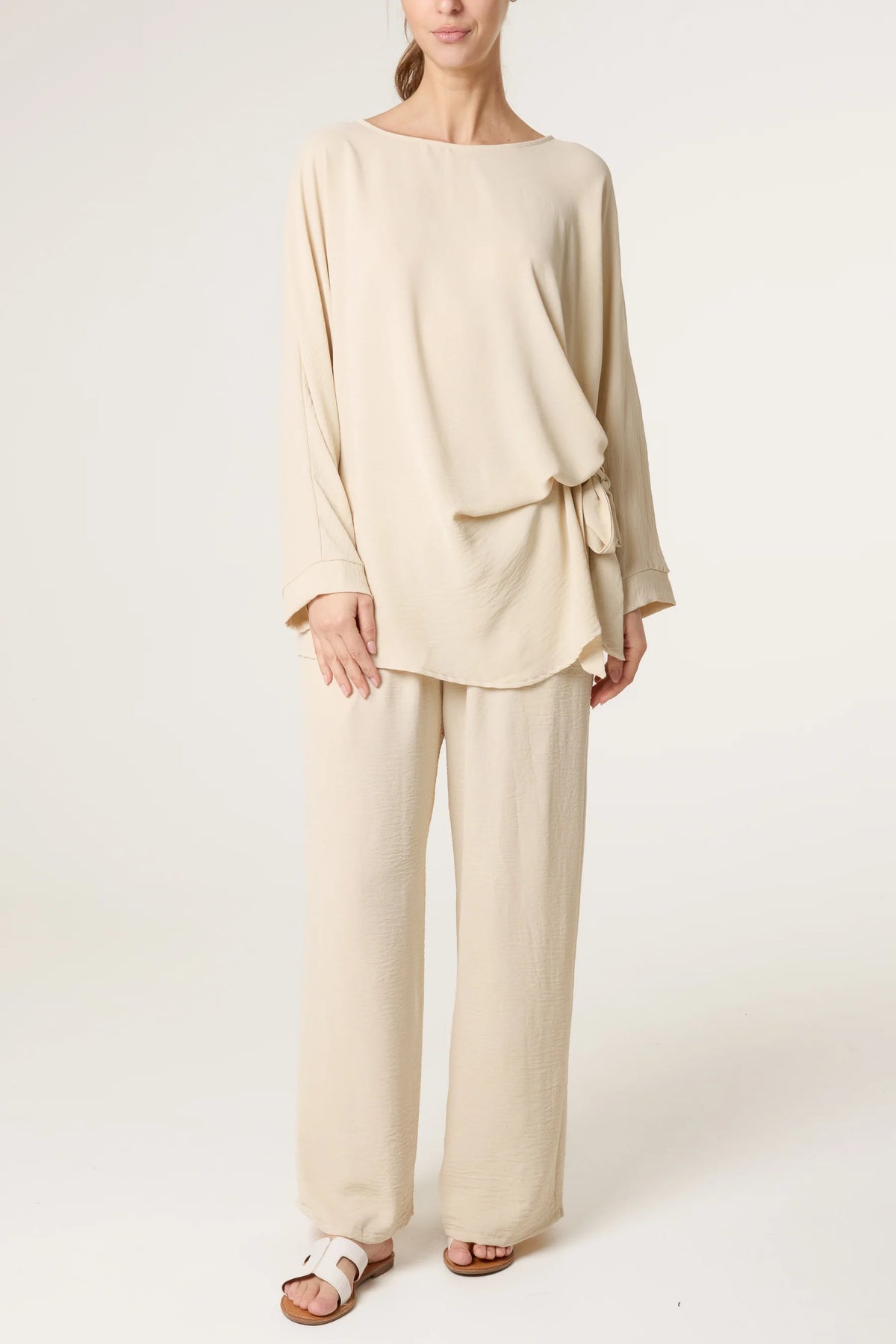 Long Sleeve Side Knot Co-Ord Set