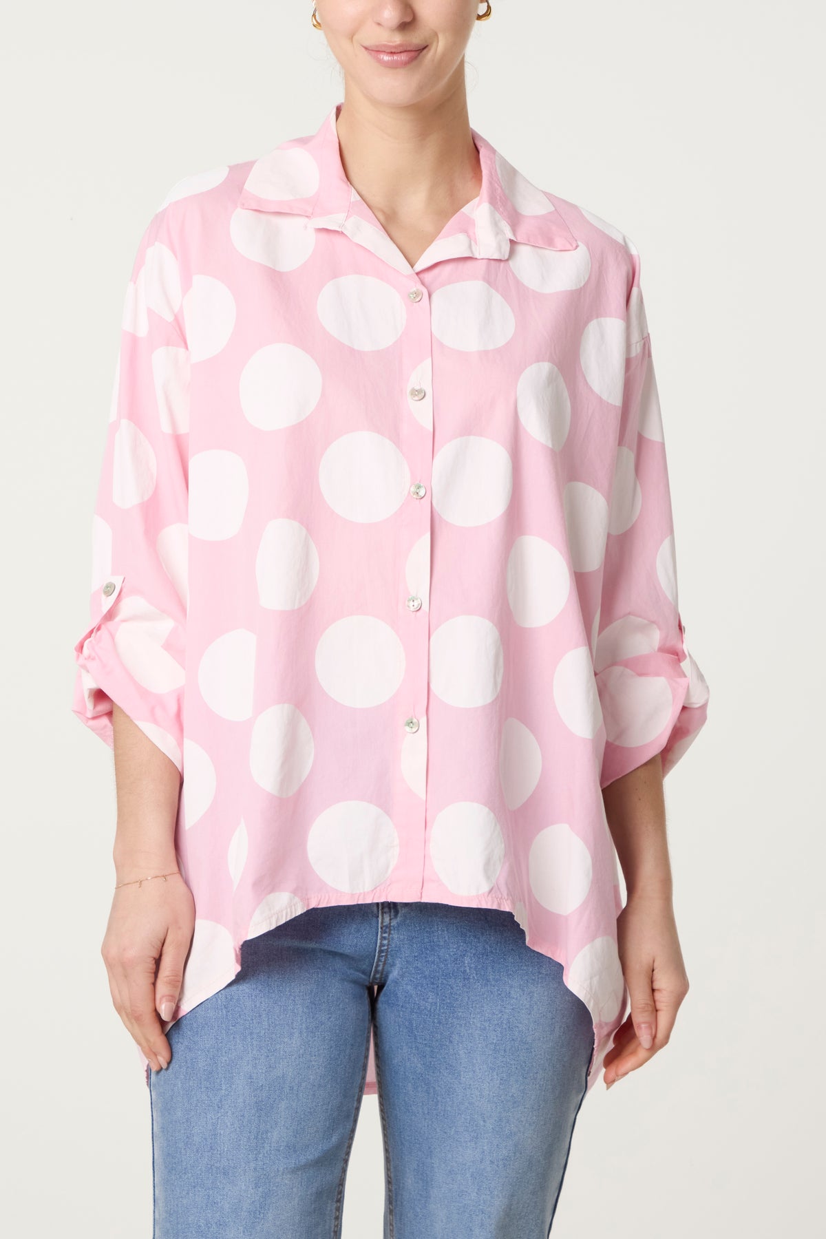 Polka Dot Pure Cotton Shirt