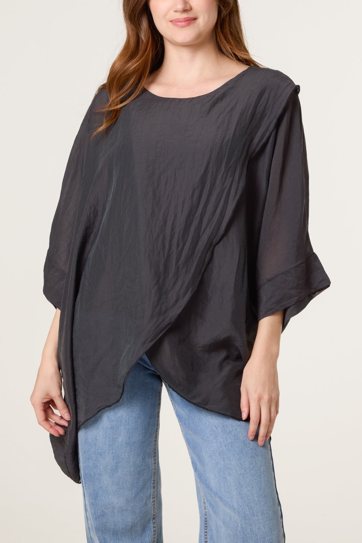 Crossover Front Tunic Top