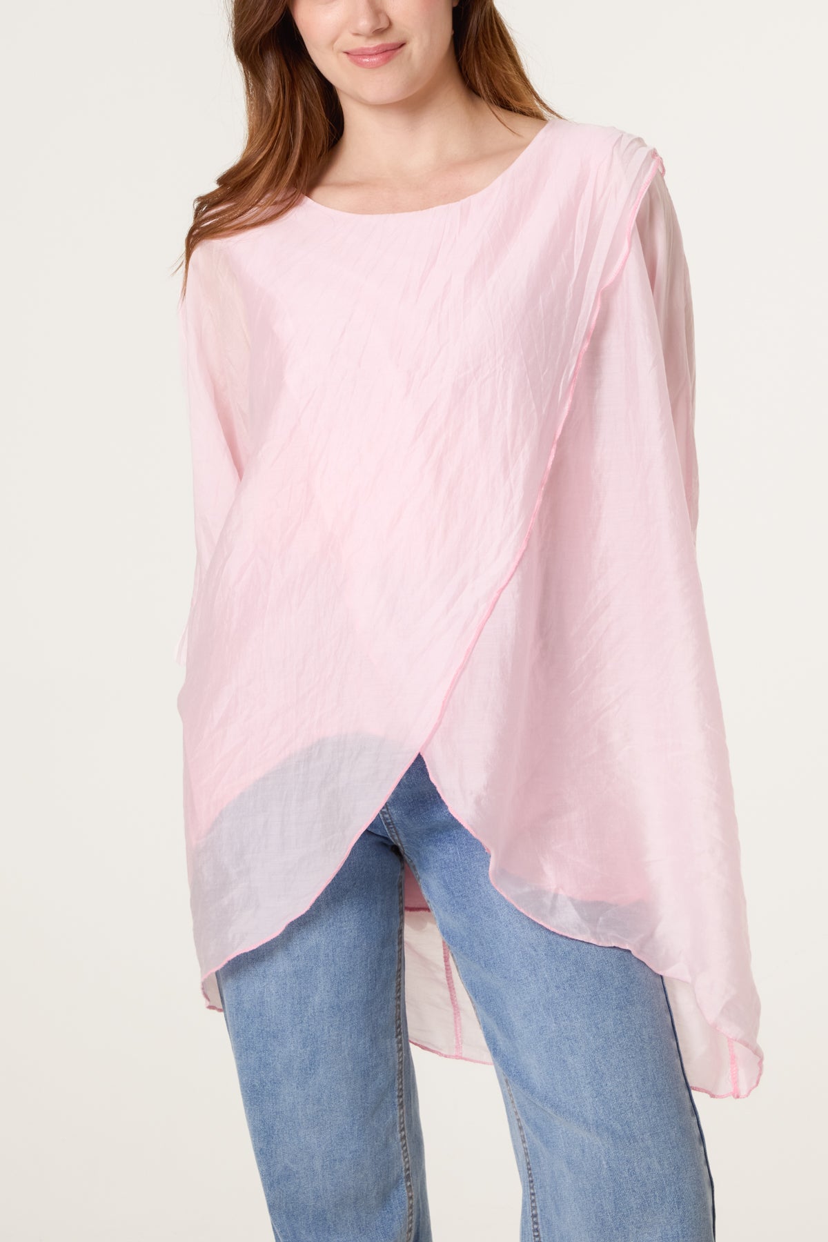 Crossover Front Tunic Top
