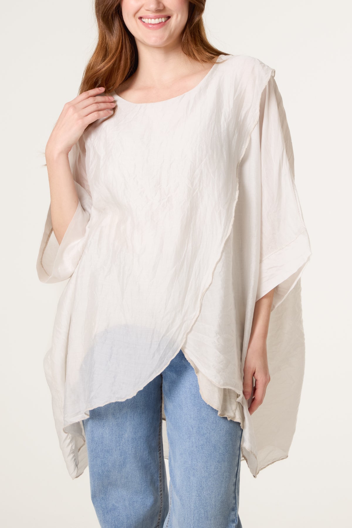 Crossover Front Tunic Top