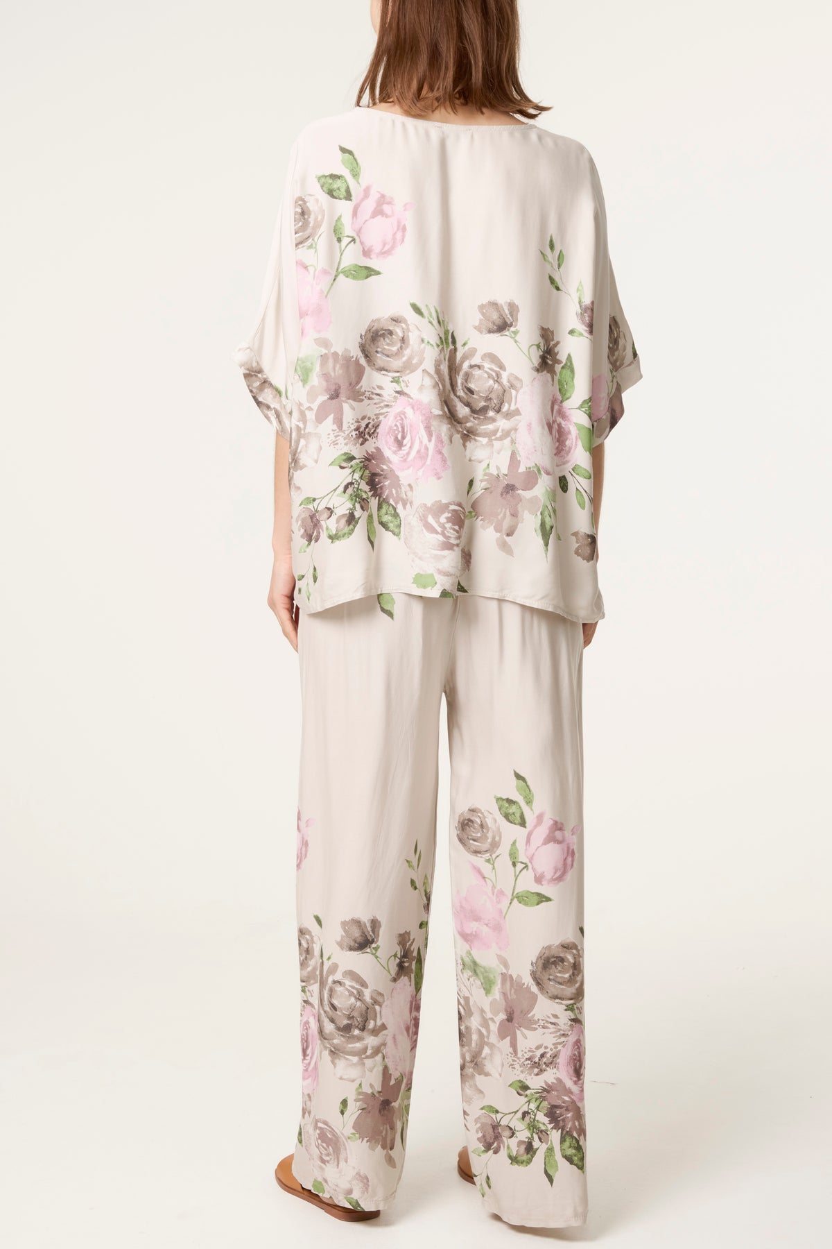 Roses Print Soft Touch Co-Ord Set