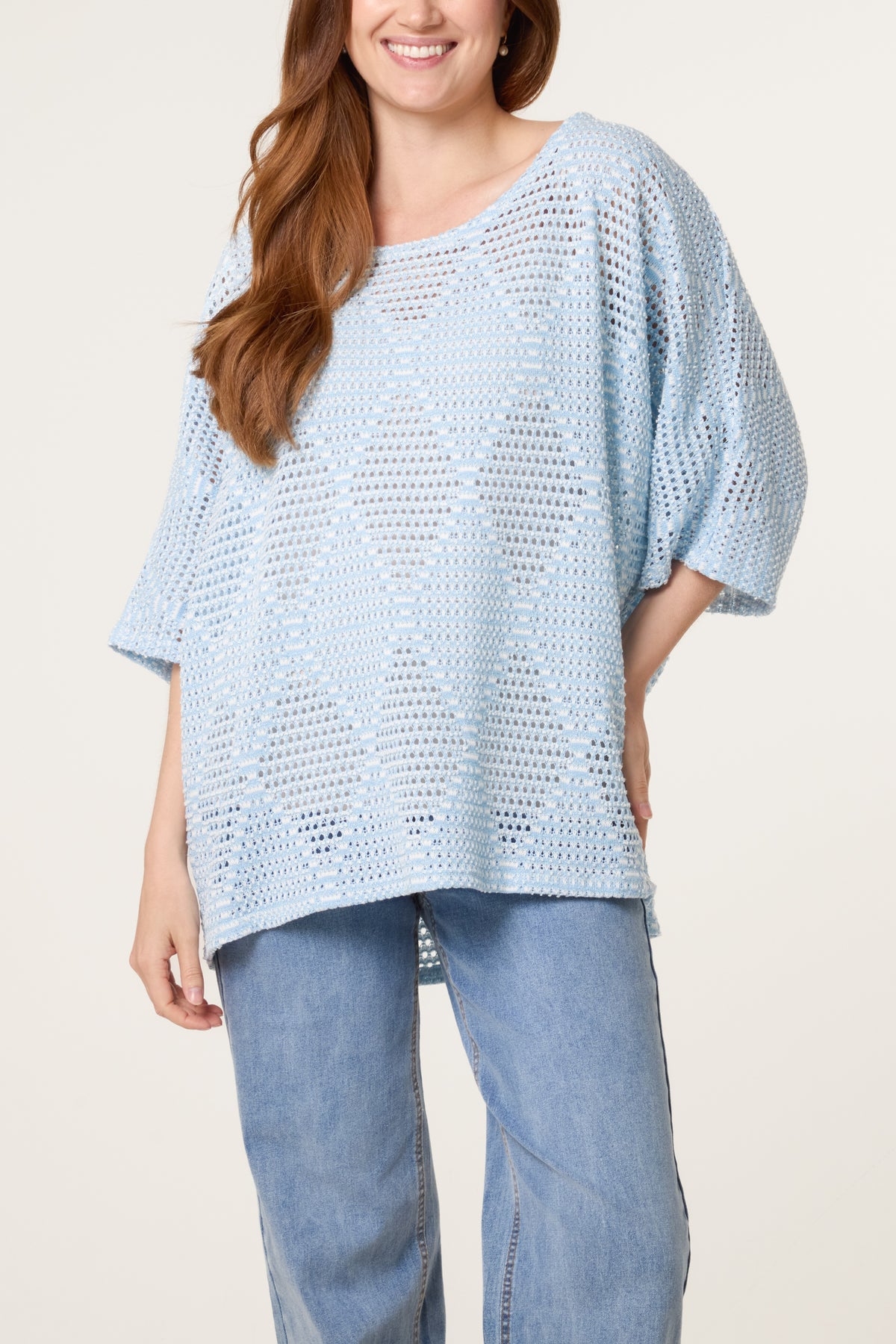 Diamond Net Cotton Top