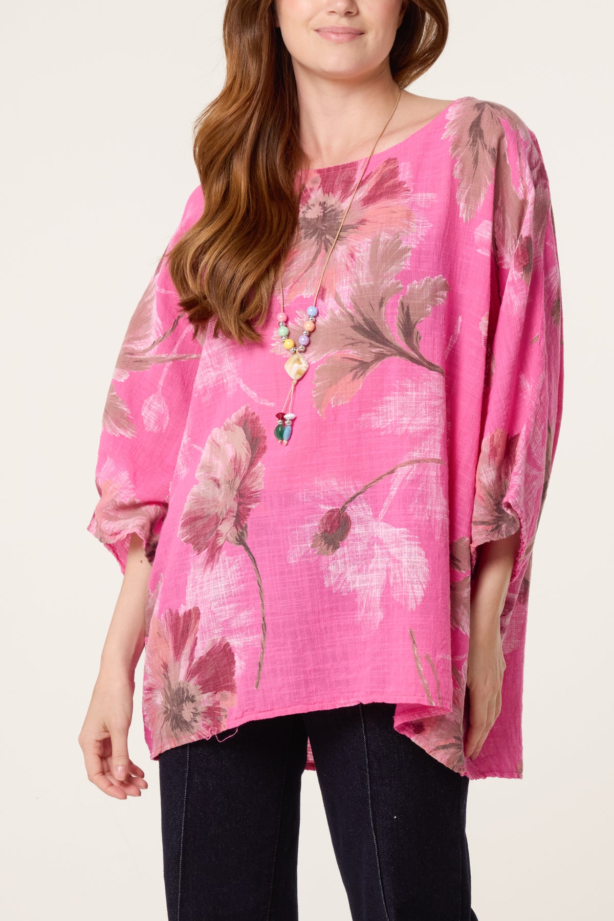 Floral Print Necklace Top