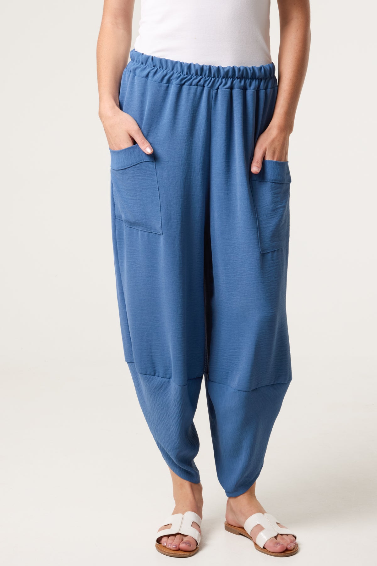 Light Weight Front Pocket Harem Trousers