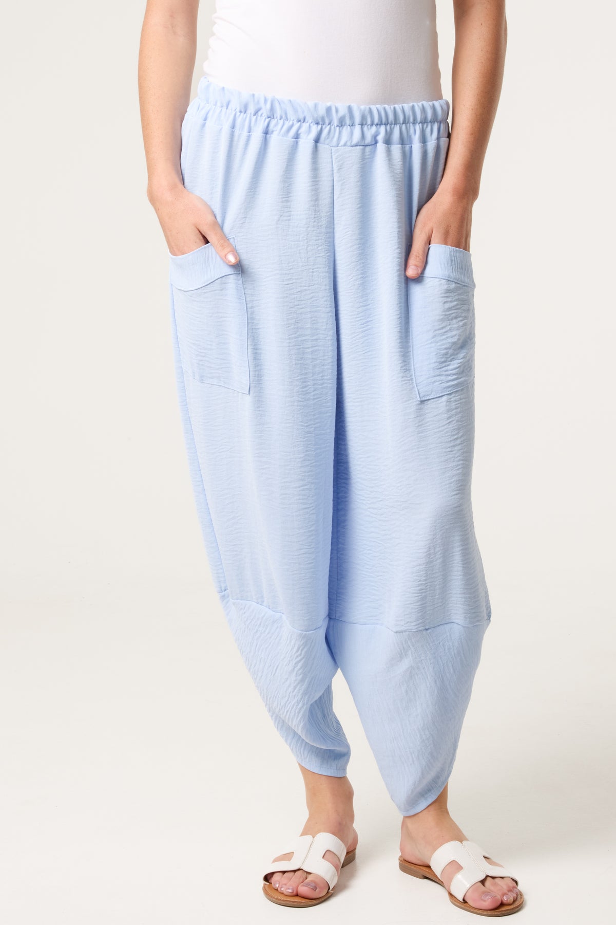 Light Weight Front Pocket Harem Trousers