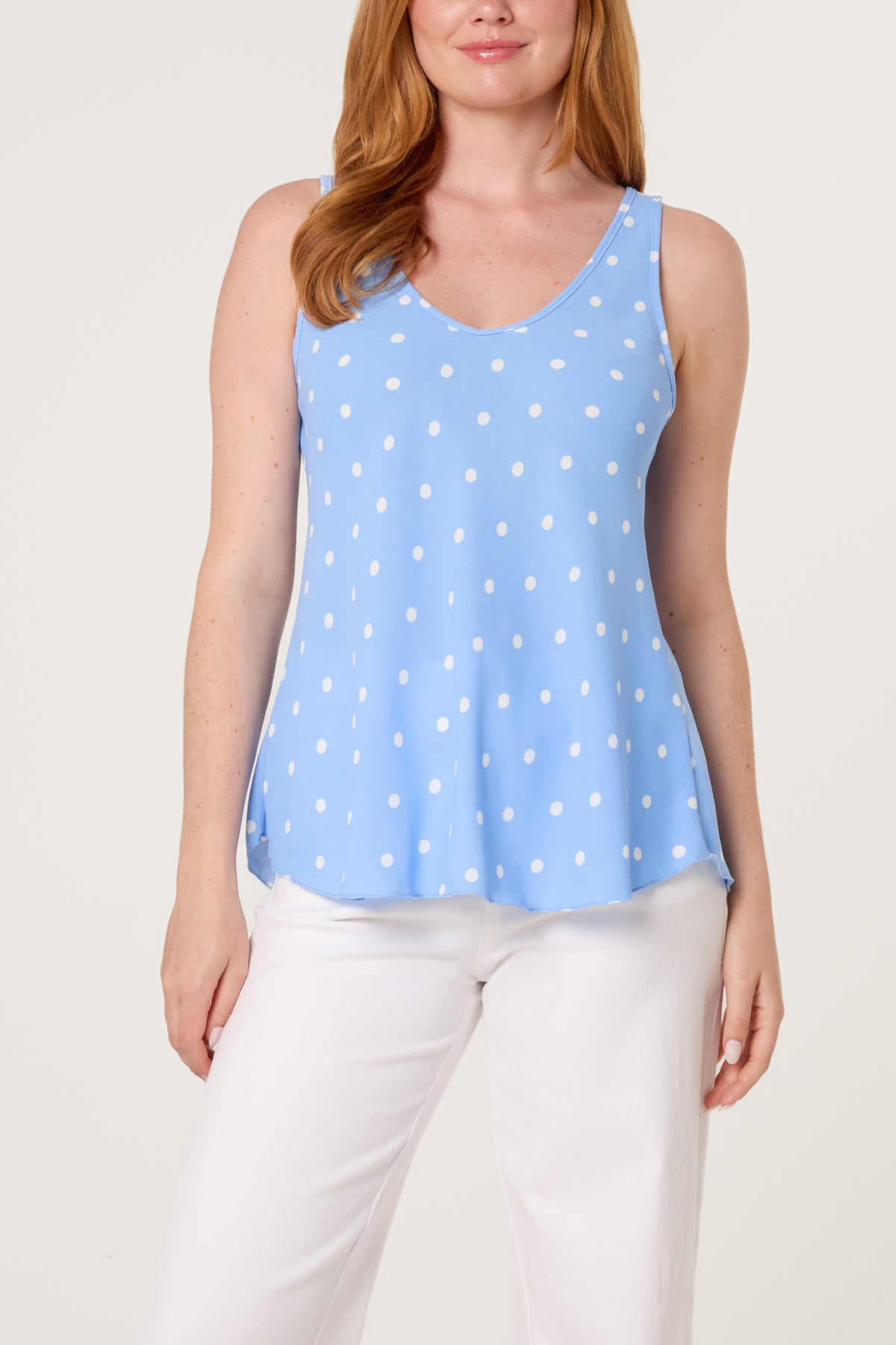 Polka Dot Strap Vest