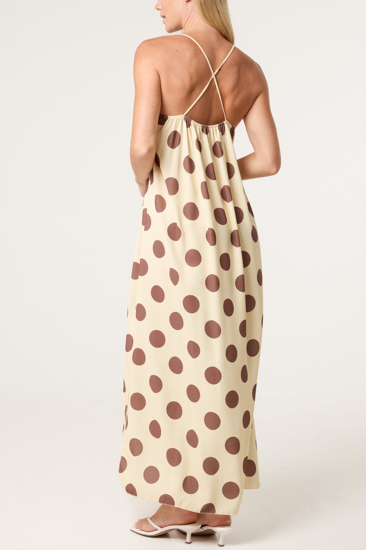 Polka Dot Strappy Dress