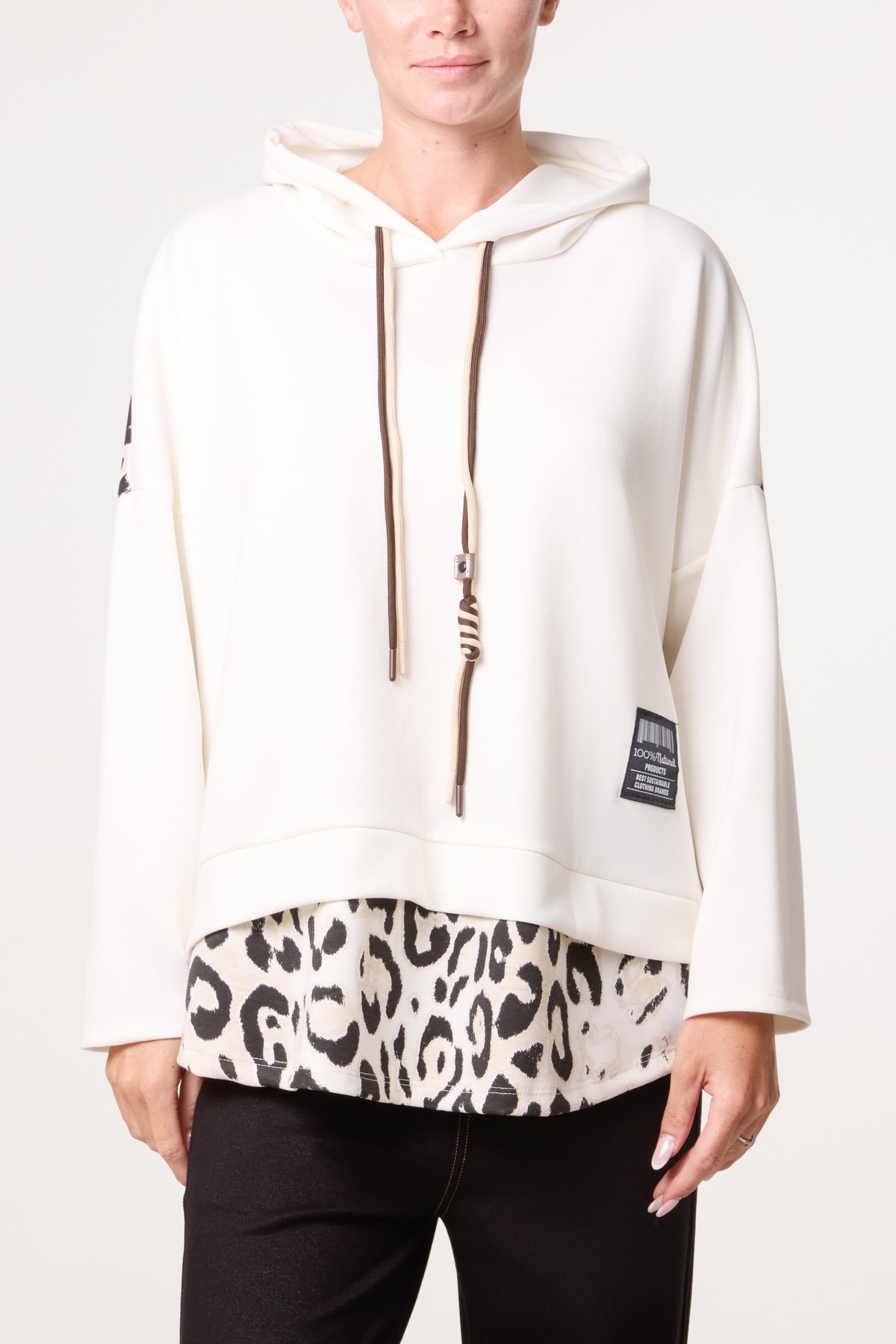Leopard String Hoodie
