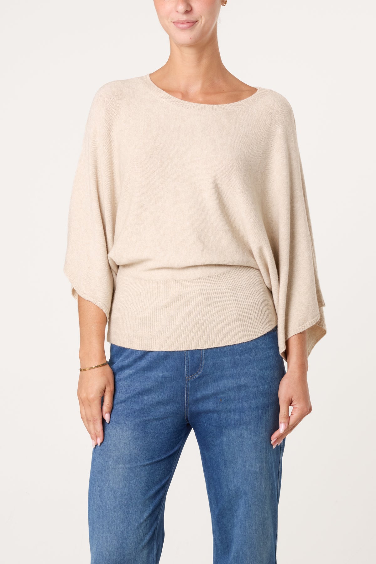Essential Knit Batwing Blouse