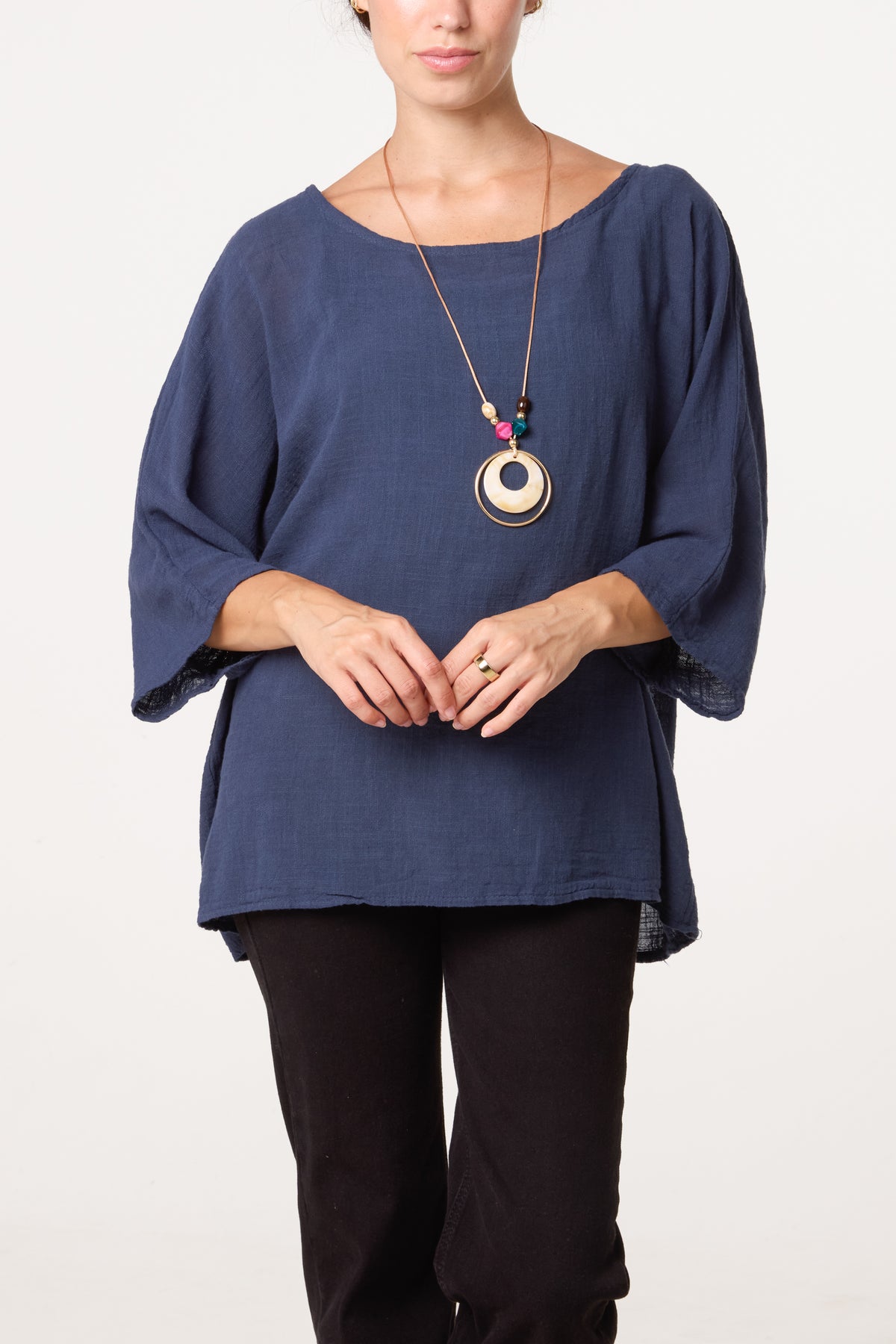 Top With Necklace Detail
