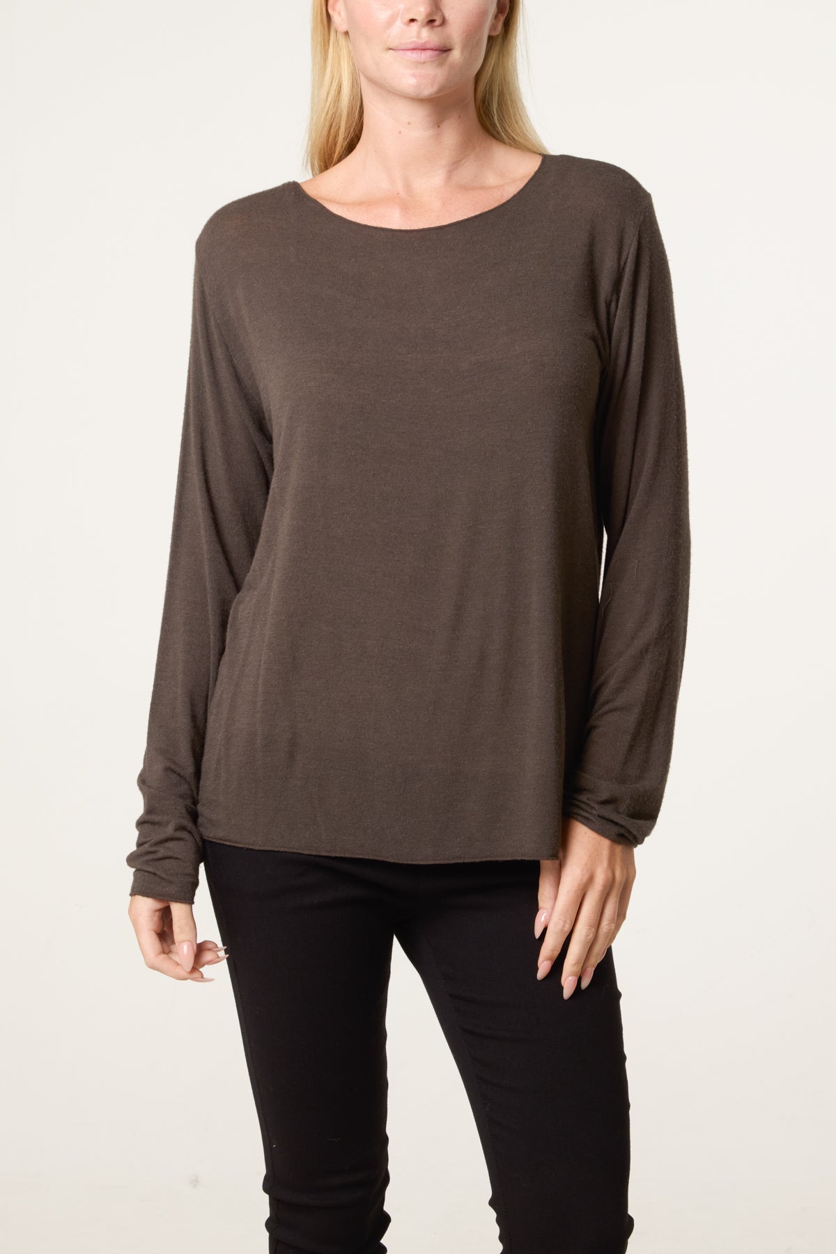 Essential Cashmere Blend Mesh Top