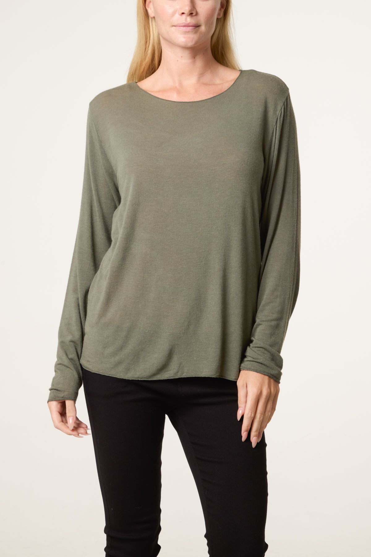 Essential Cashmere Blend Mesh Top