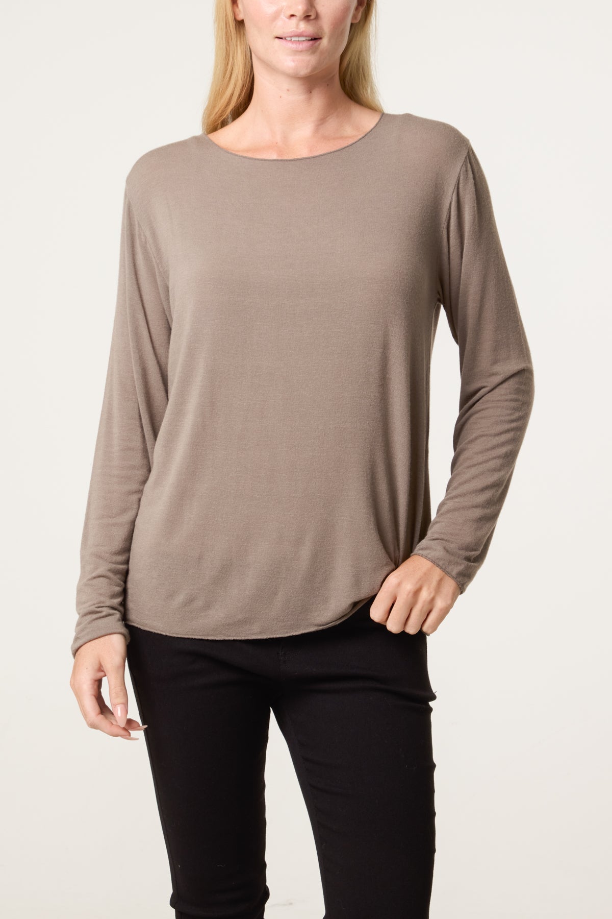 Essential Cashmere Blend Mesh Top