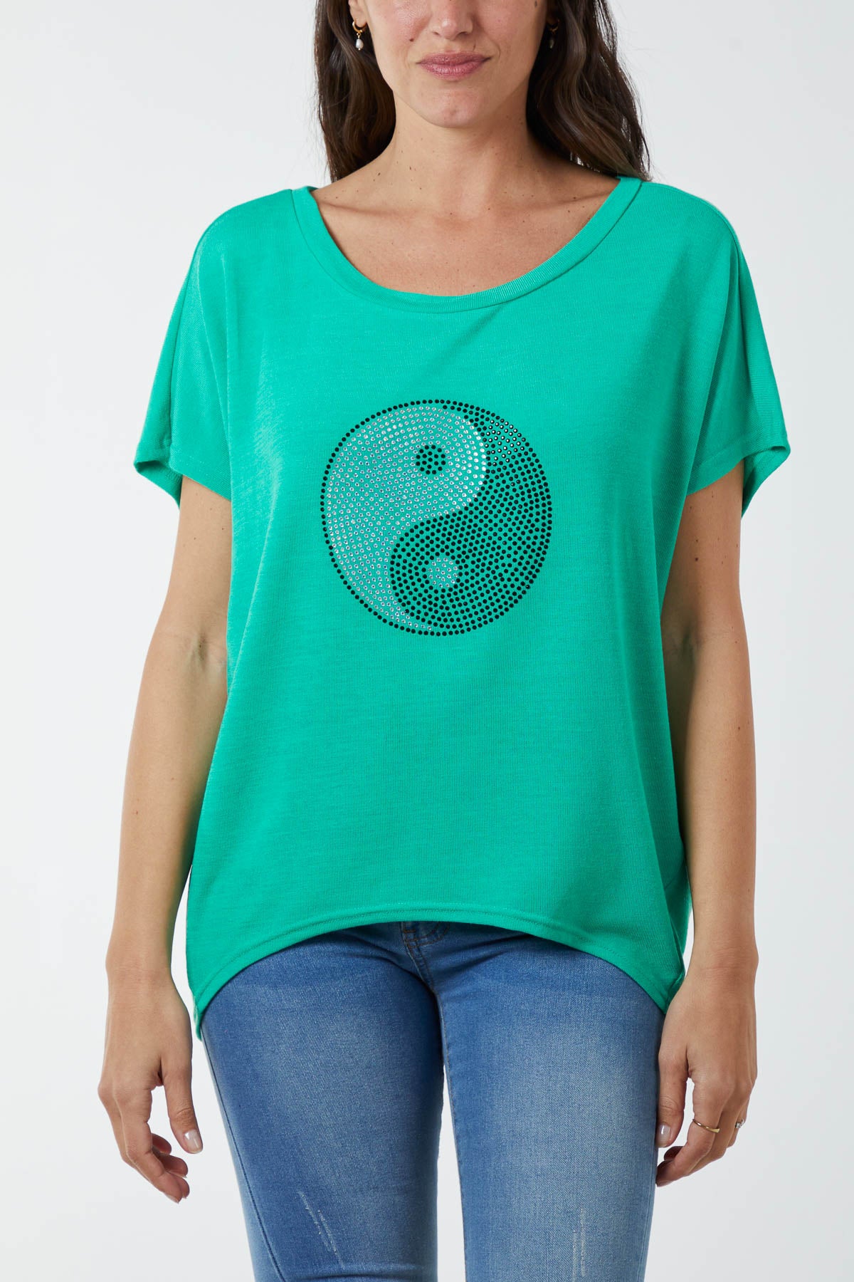 Ying & Yang Diamante Top