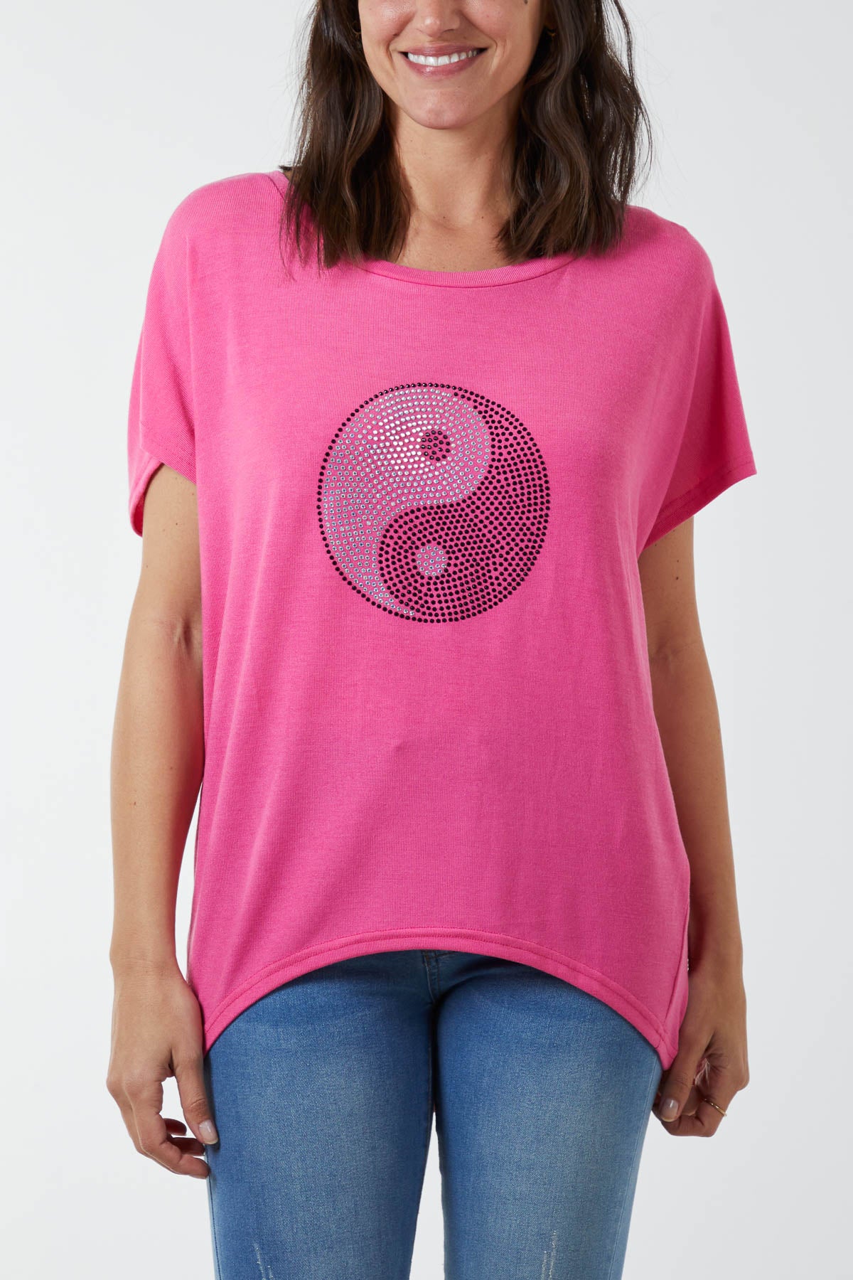 Ying & Yang Diamante Top