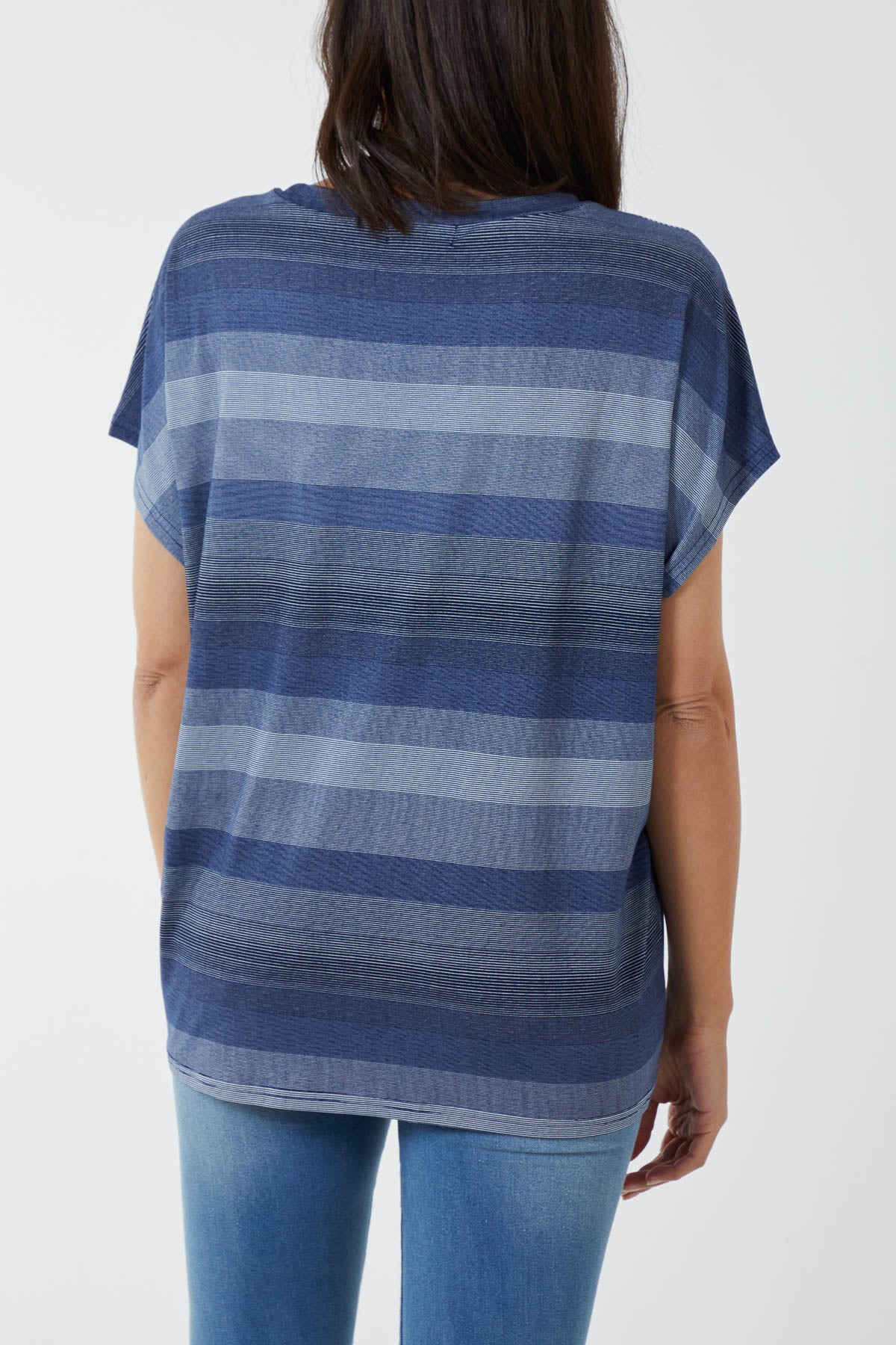 Round Neck Stripe T-Shirt