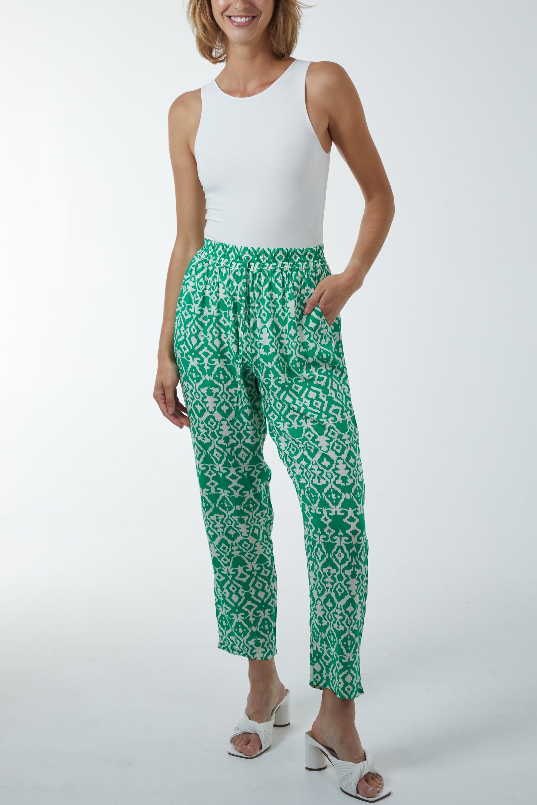 Damask Capri Trousers