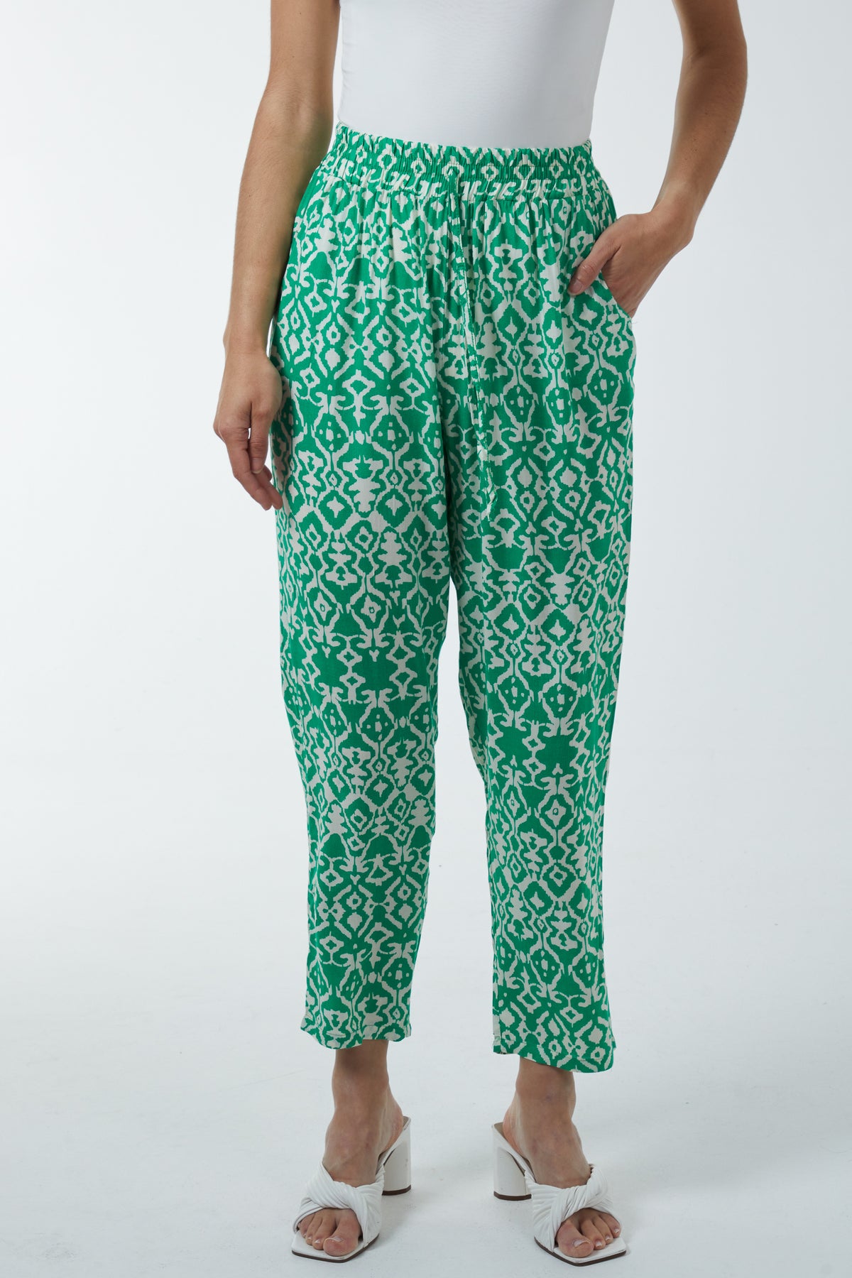 Damask Capri Trousers
