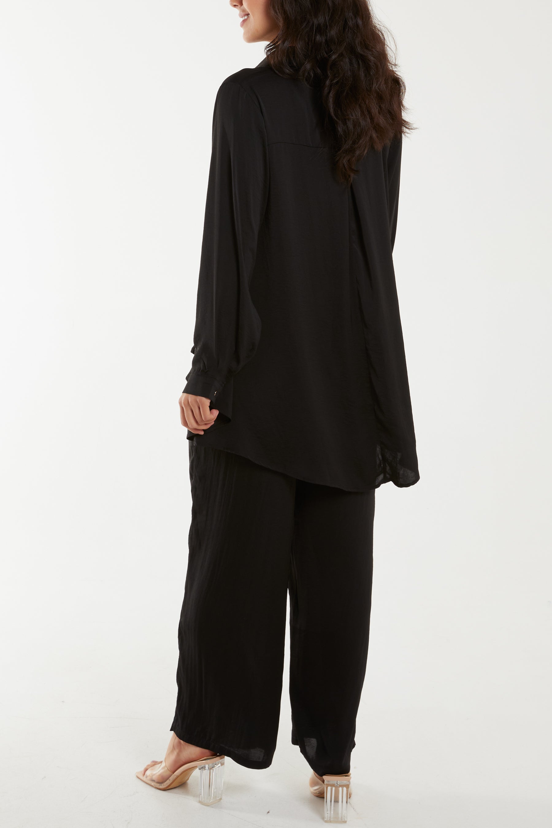 Lightweight Shirt & Wide Leg Trouser Co-Ord