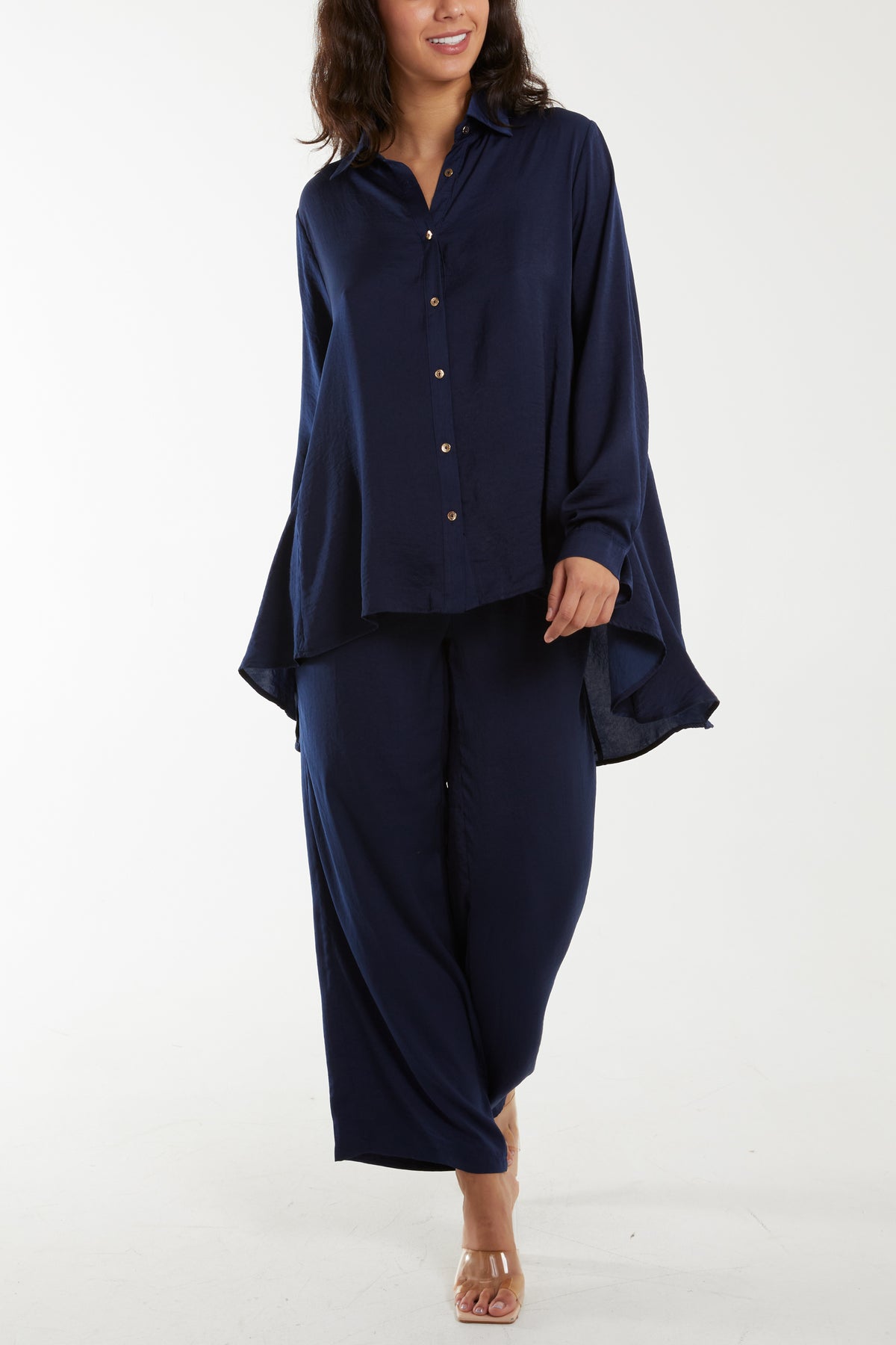 Lightweight Shirt & Wide Leg Trouser Co-Ord