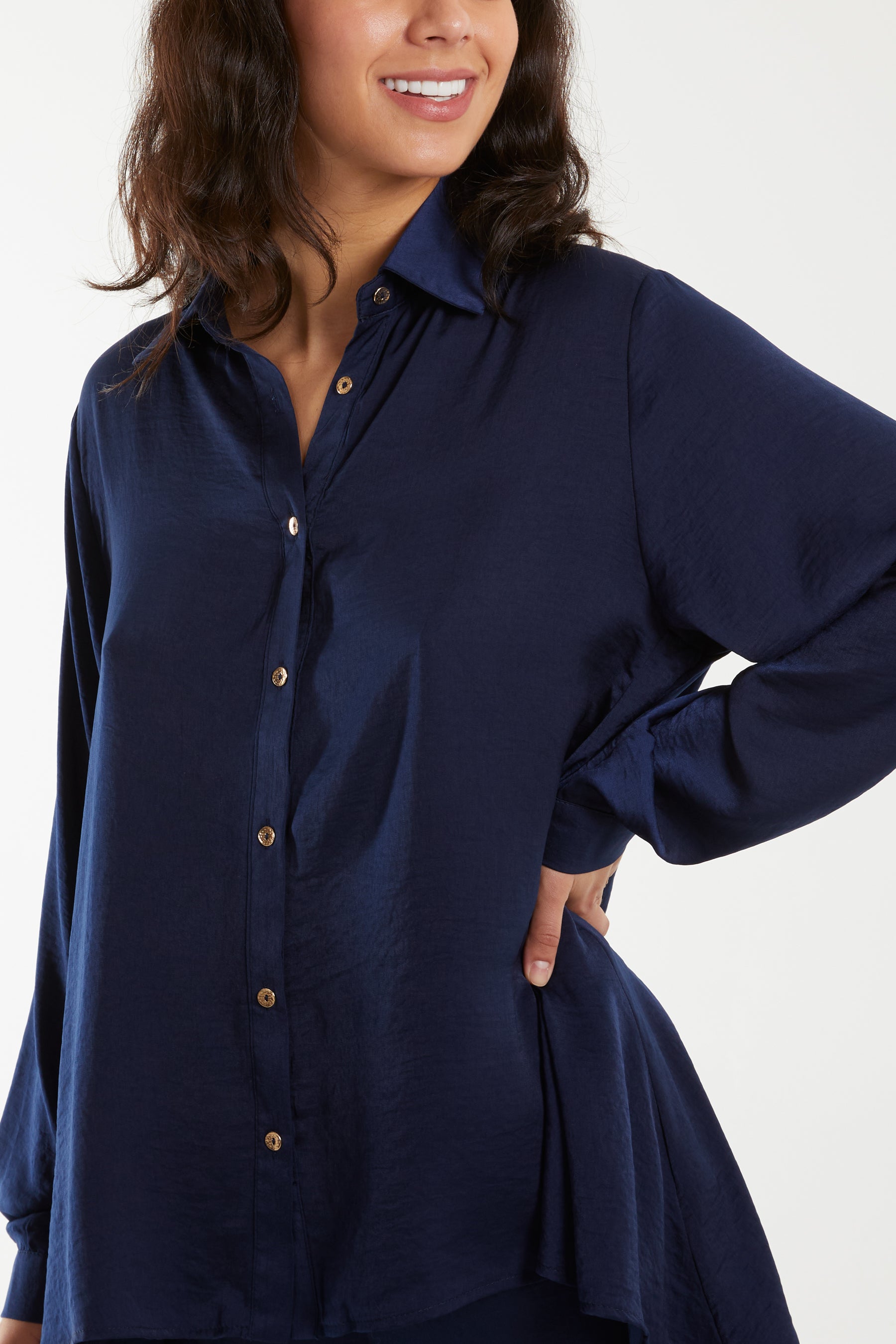 Lightweight Shirt & Wide Leg Trouser Co-Ord