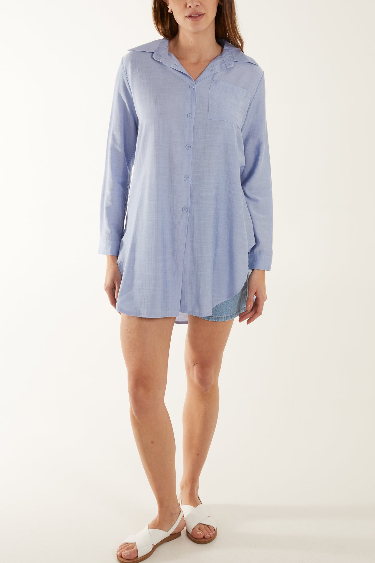 Oversized Lightweight Pocket Shirt