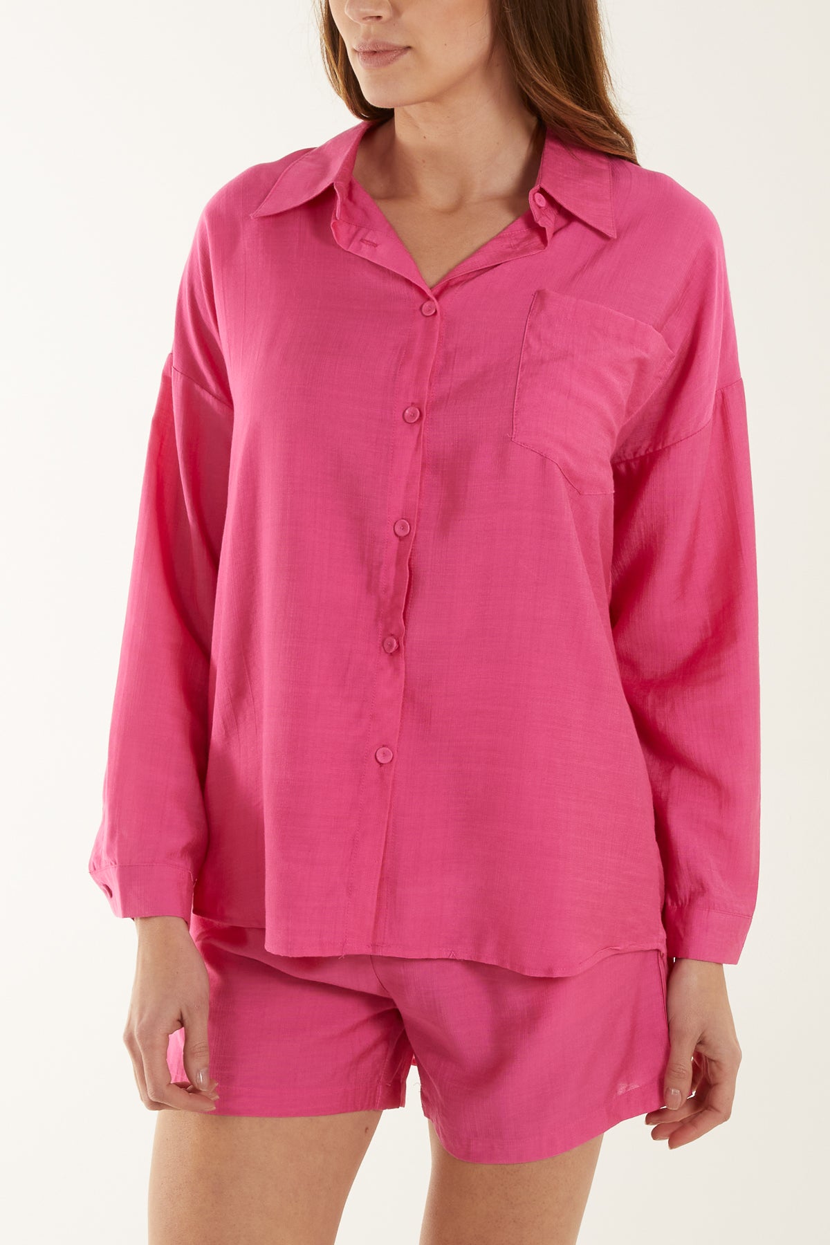 Lightweight Shirt & Shorts Co-Ord Set