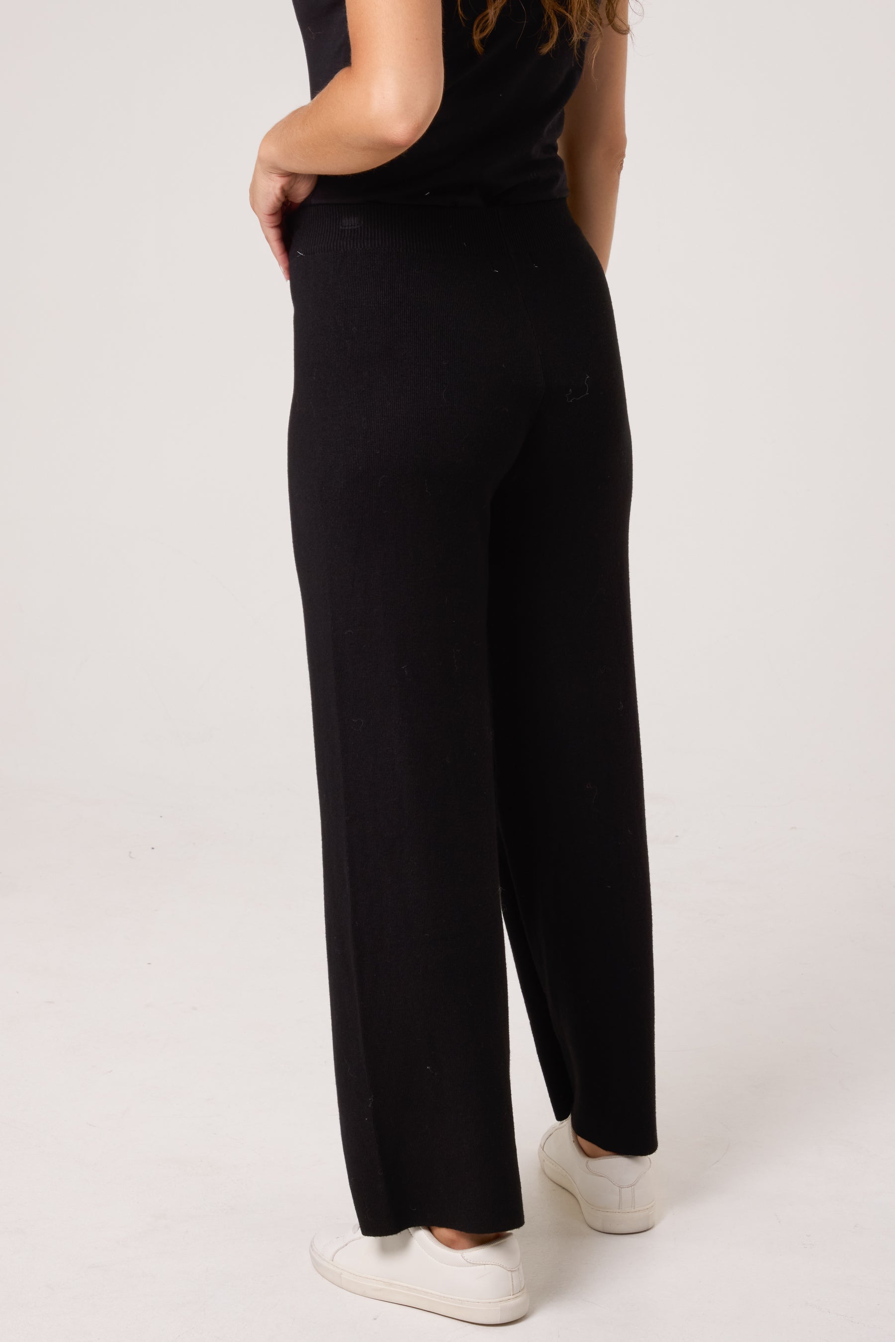 Knitted Wide Leg Trouser