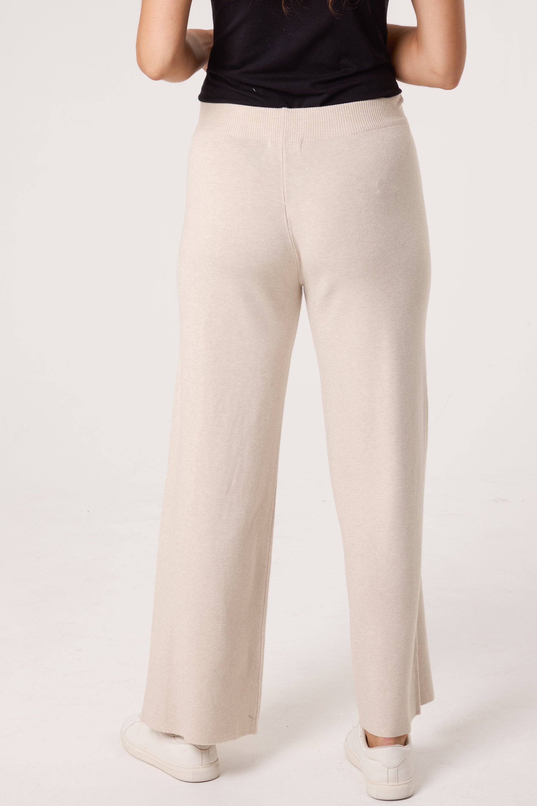 Knitted Wide Leg Trouser