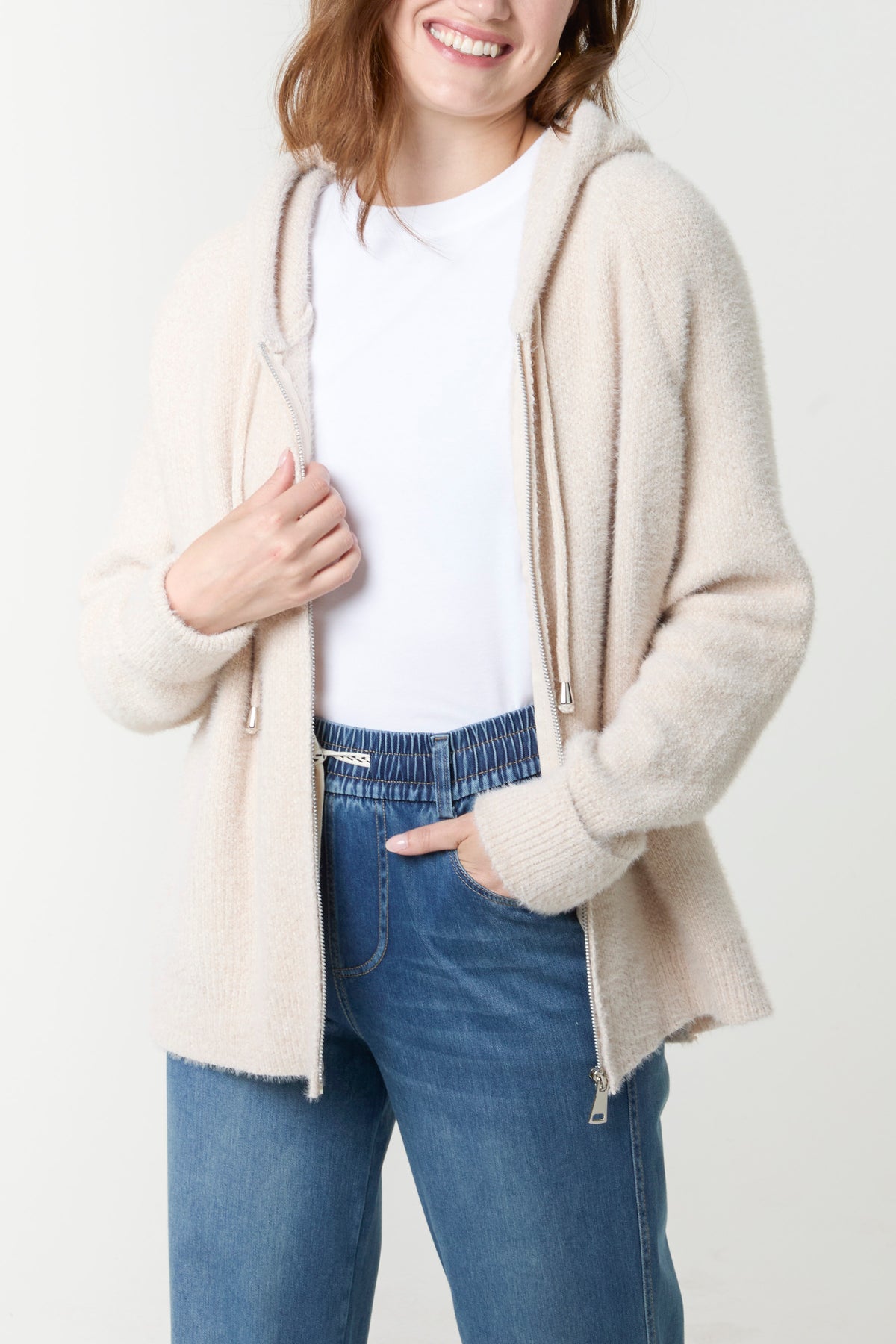 Zip Up Cosy Hoodie (New Colours Available)