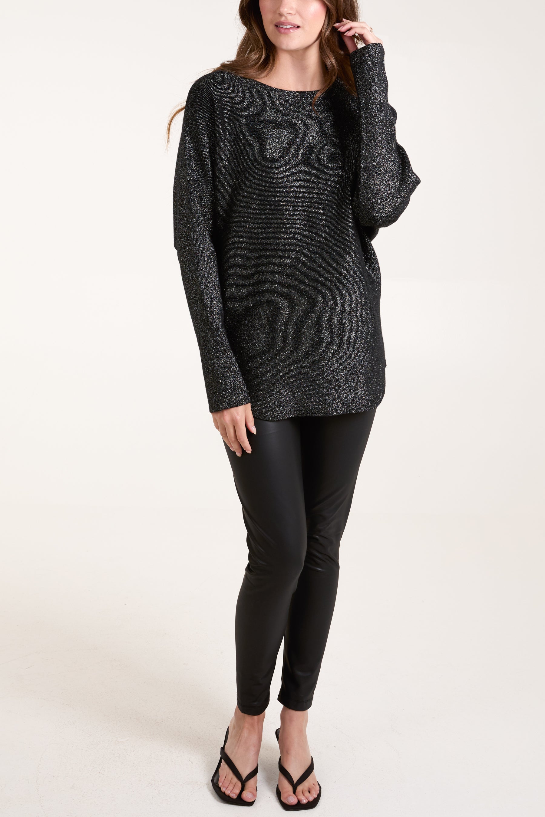 Fine Knit Glitter Jumper
