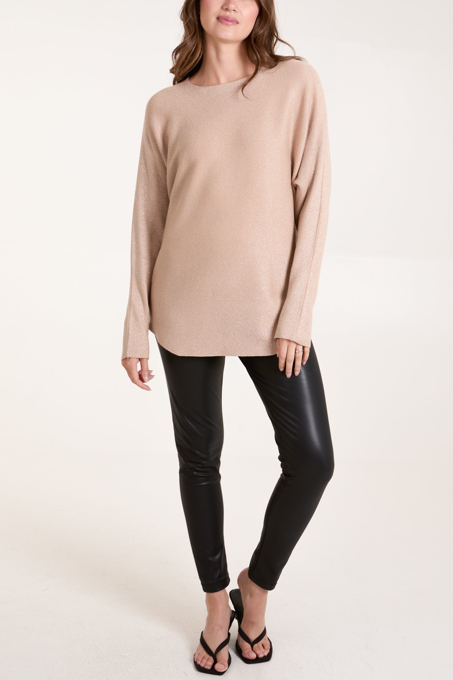 Fine Knit Glitter Jumper