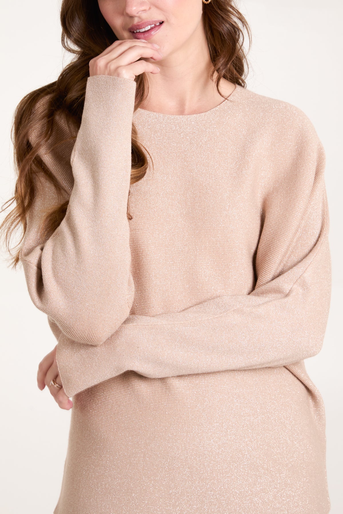 Fine Knit Glitter Jumper