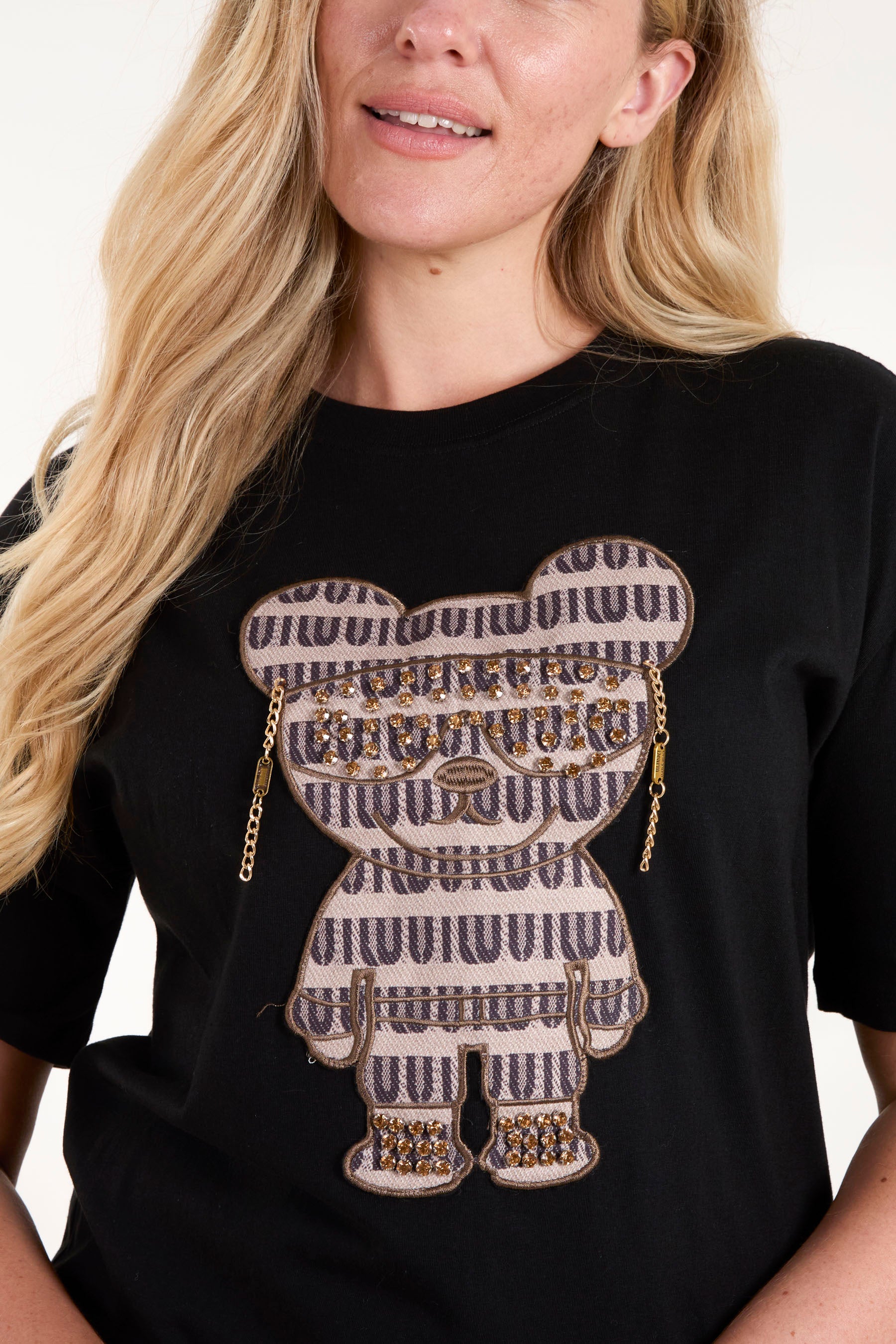 Embellished Bear T-Shirt