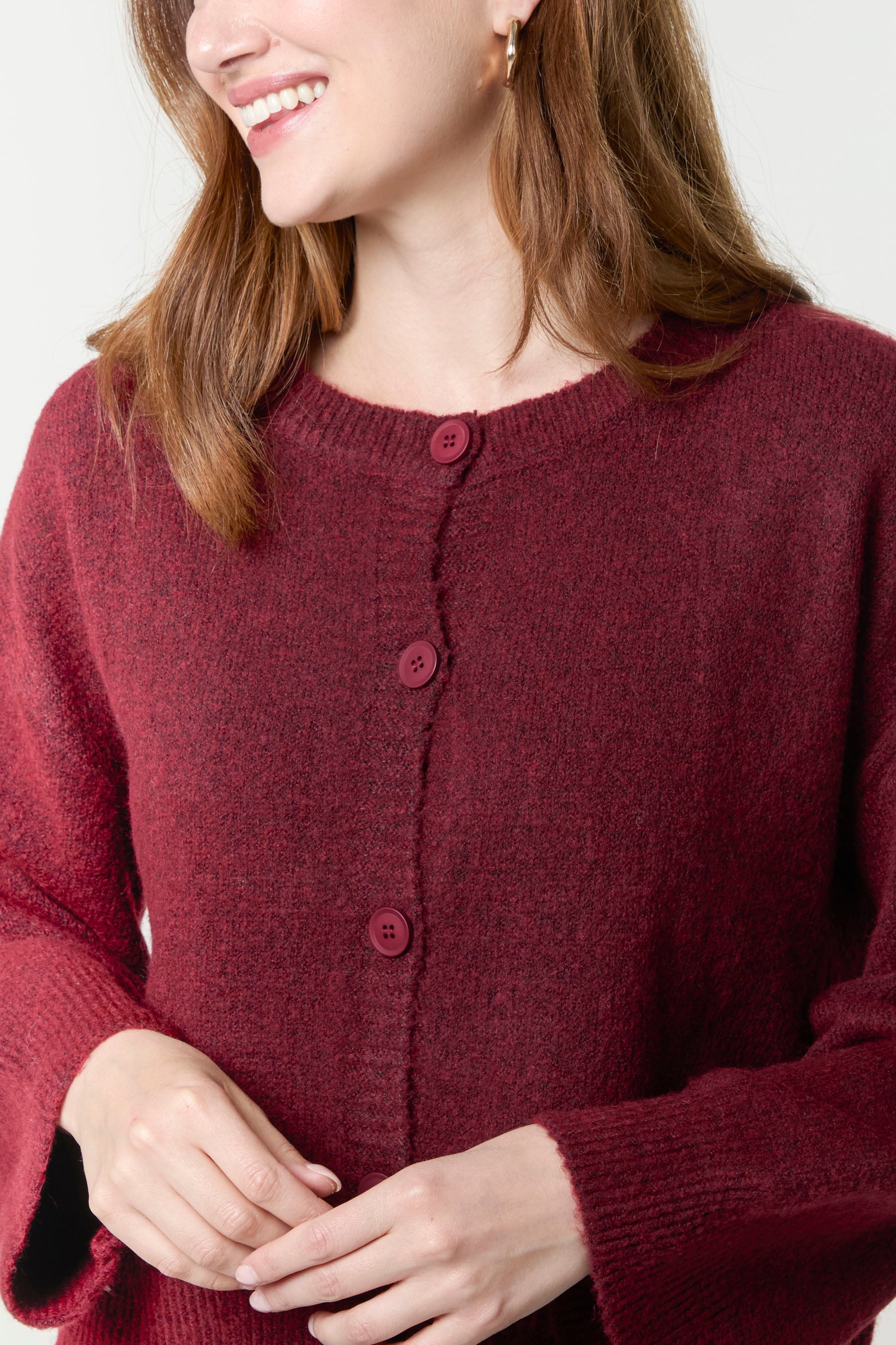 Button Through Knit Cardigan