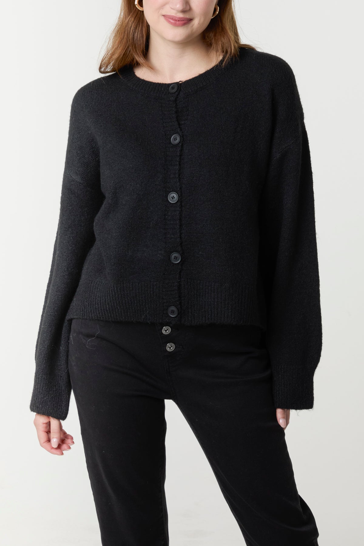 Button Through Knit Cardigan