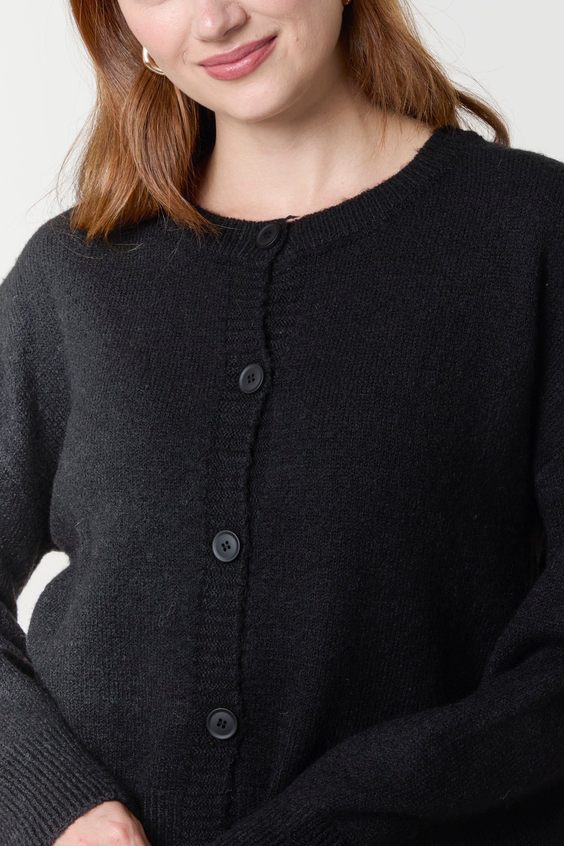 Button Through Knit Cardigan