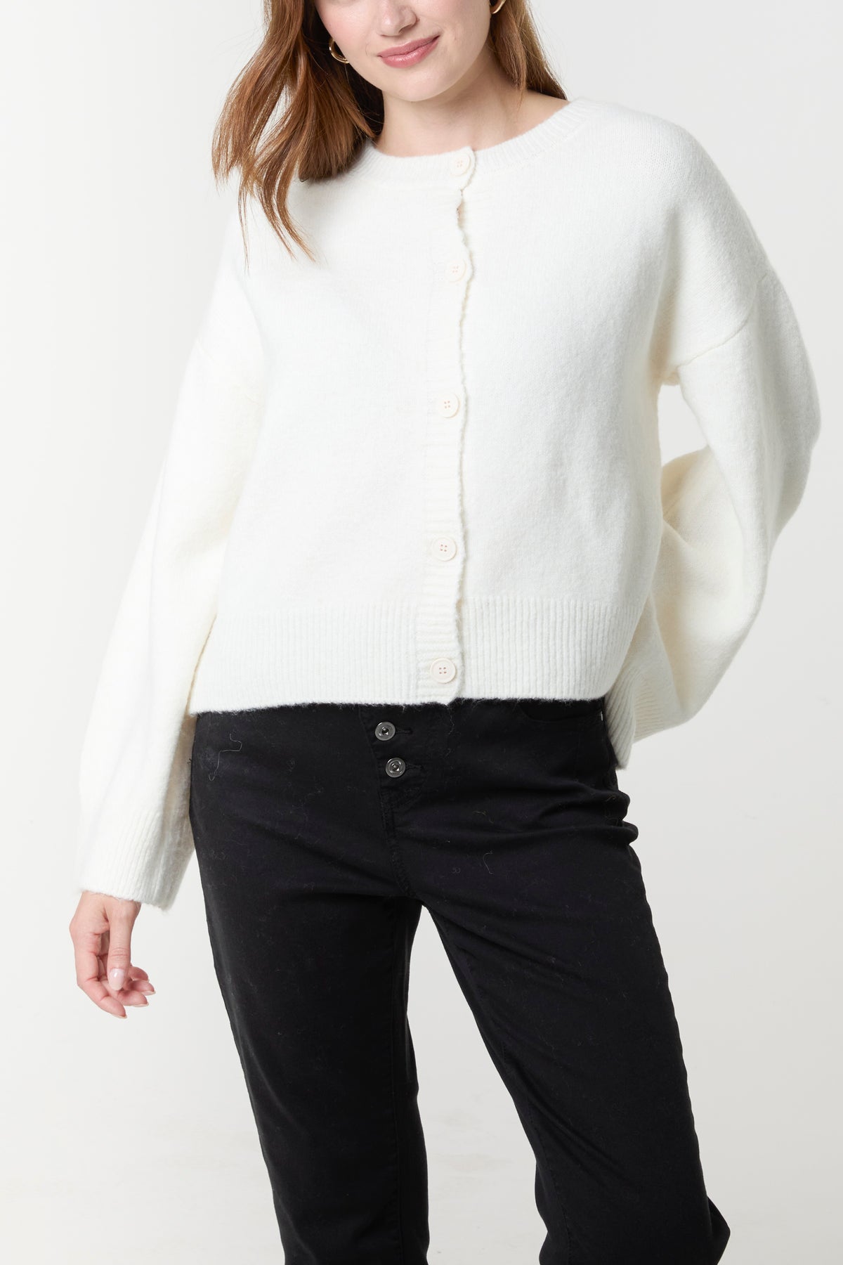 Button Through Knit Cardigan