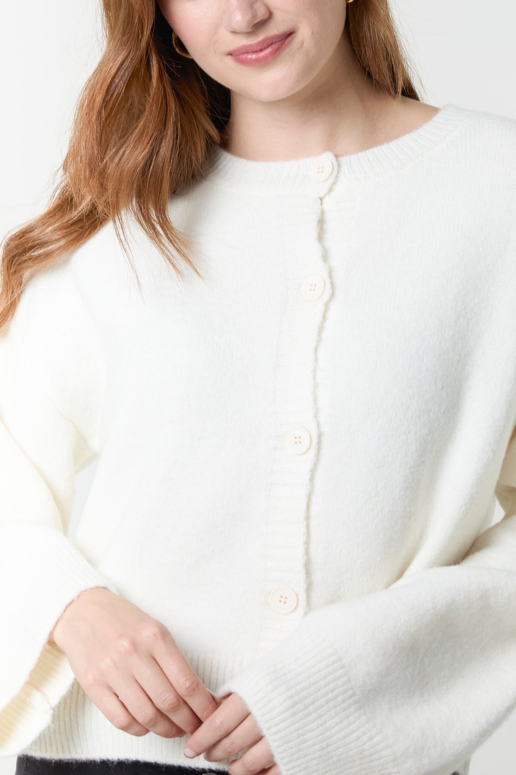 Button Through Knit Cardigan