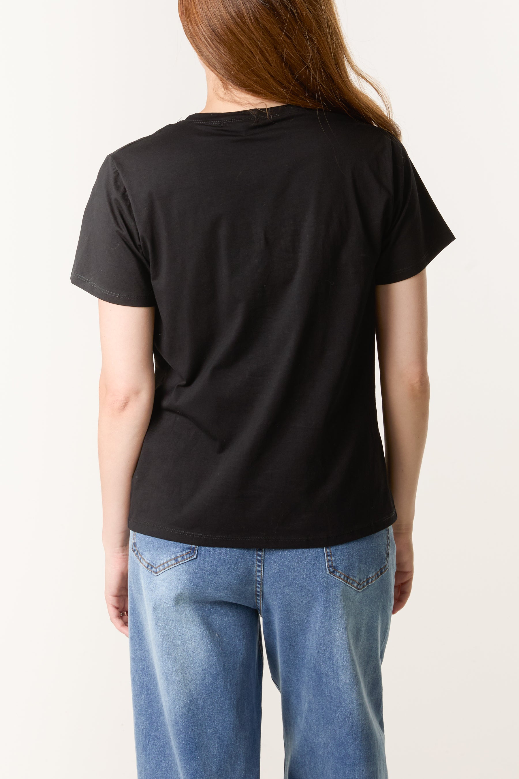 'Cherries' Embellished Leopard Print T-Shirt