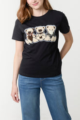 Adorned Three Teddy Bears T-Shirt