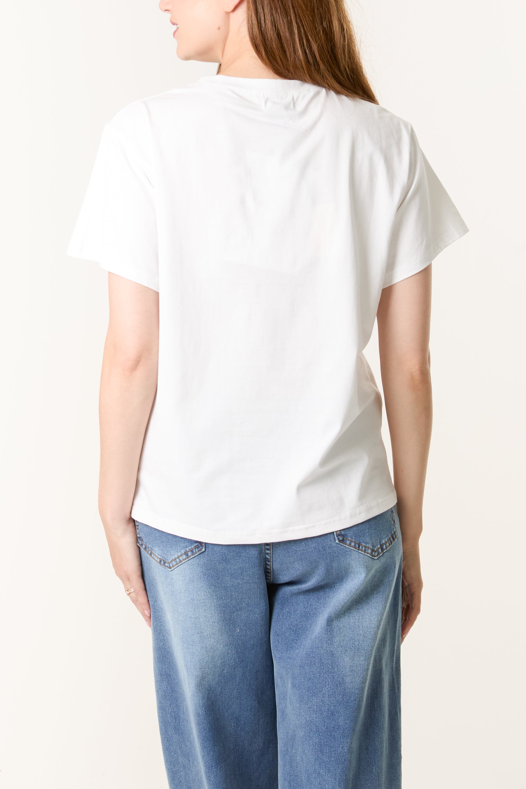 Embellished Lips & Cherry T-Shirt