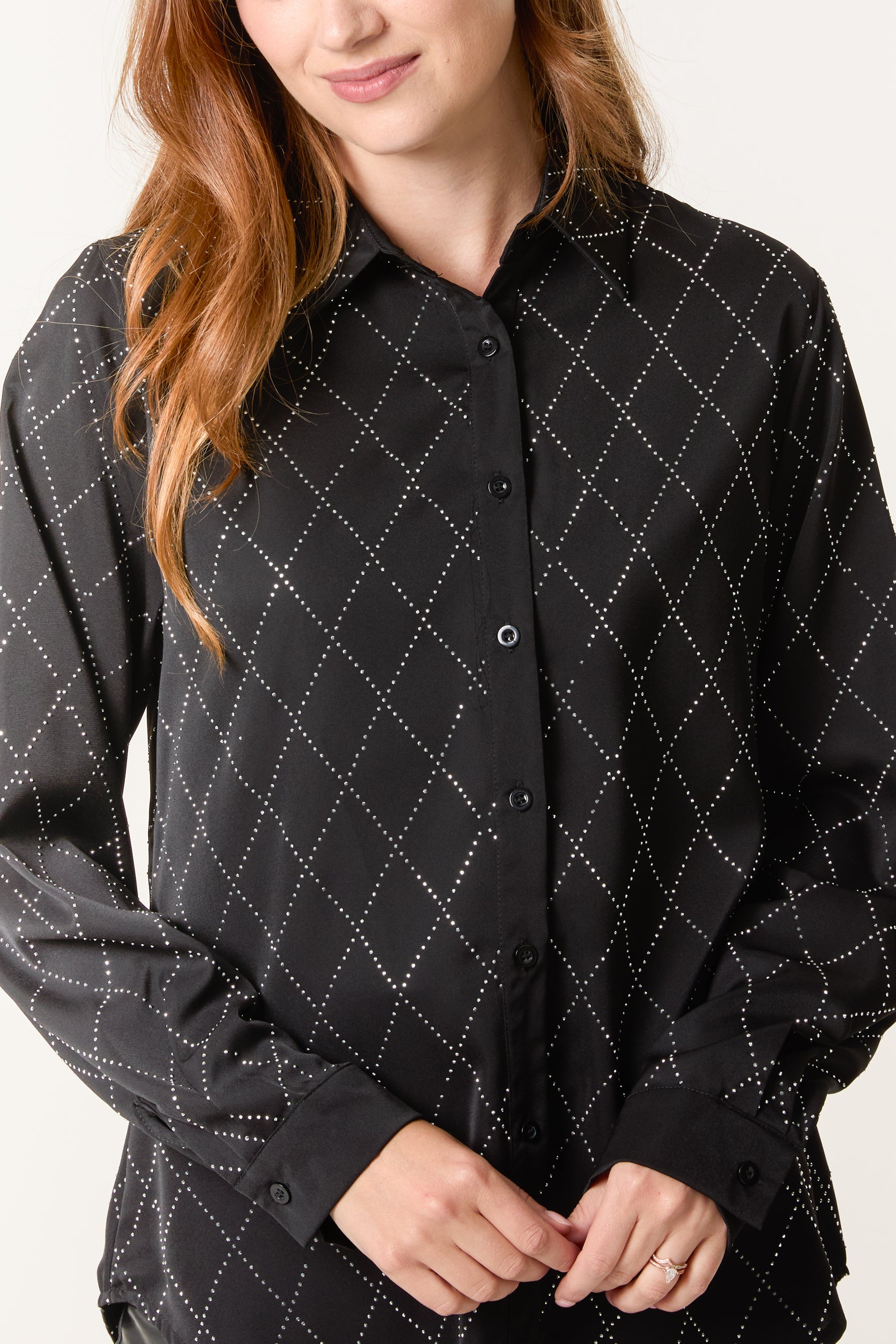 Diamond Embellished Shirt