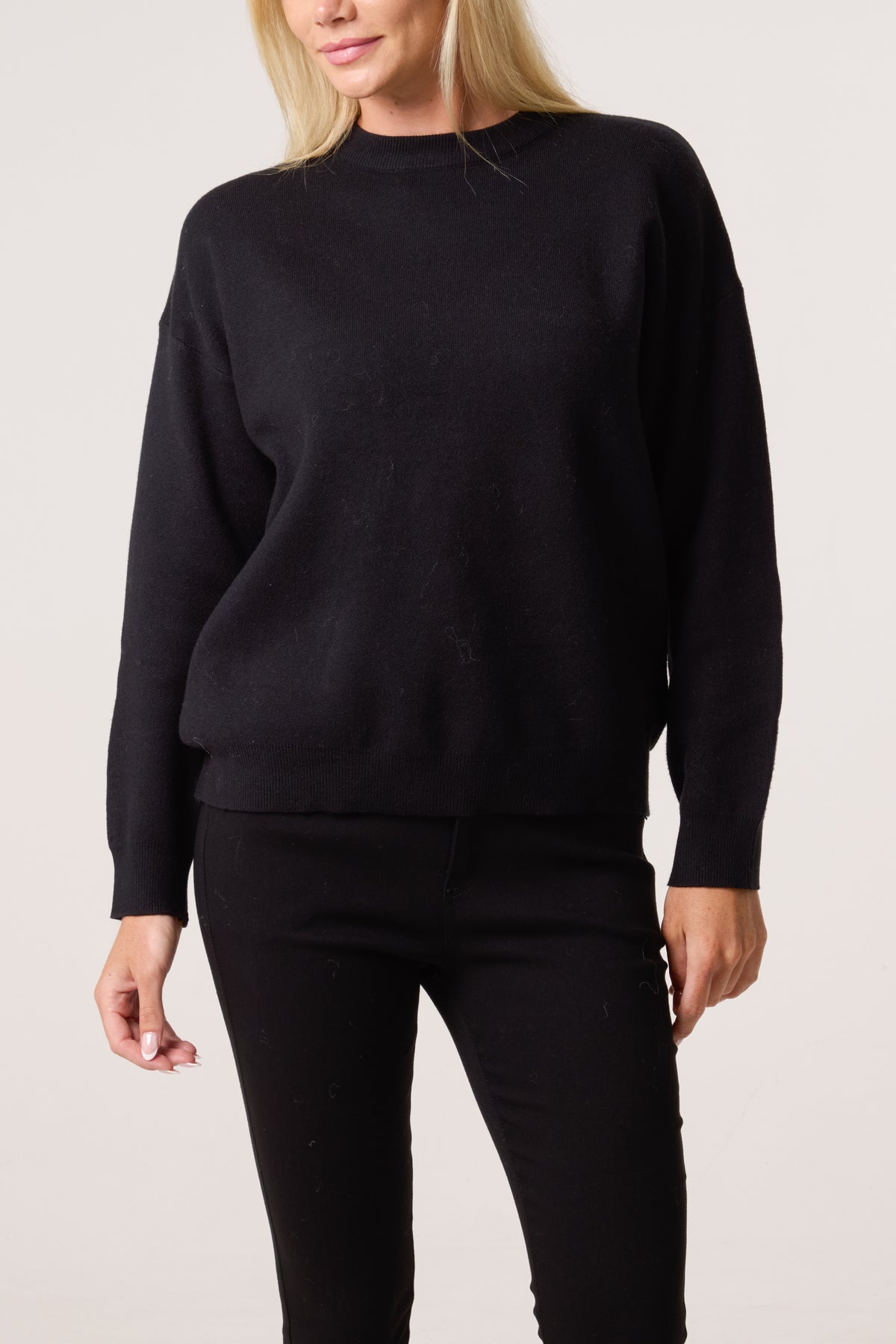 New York Crew Neck Fine Knit Jumper