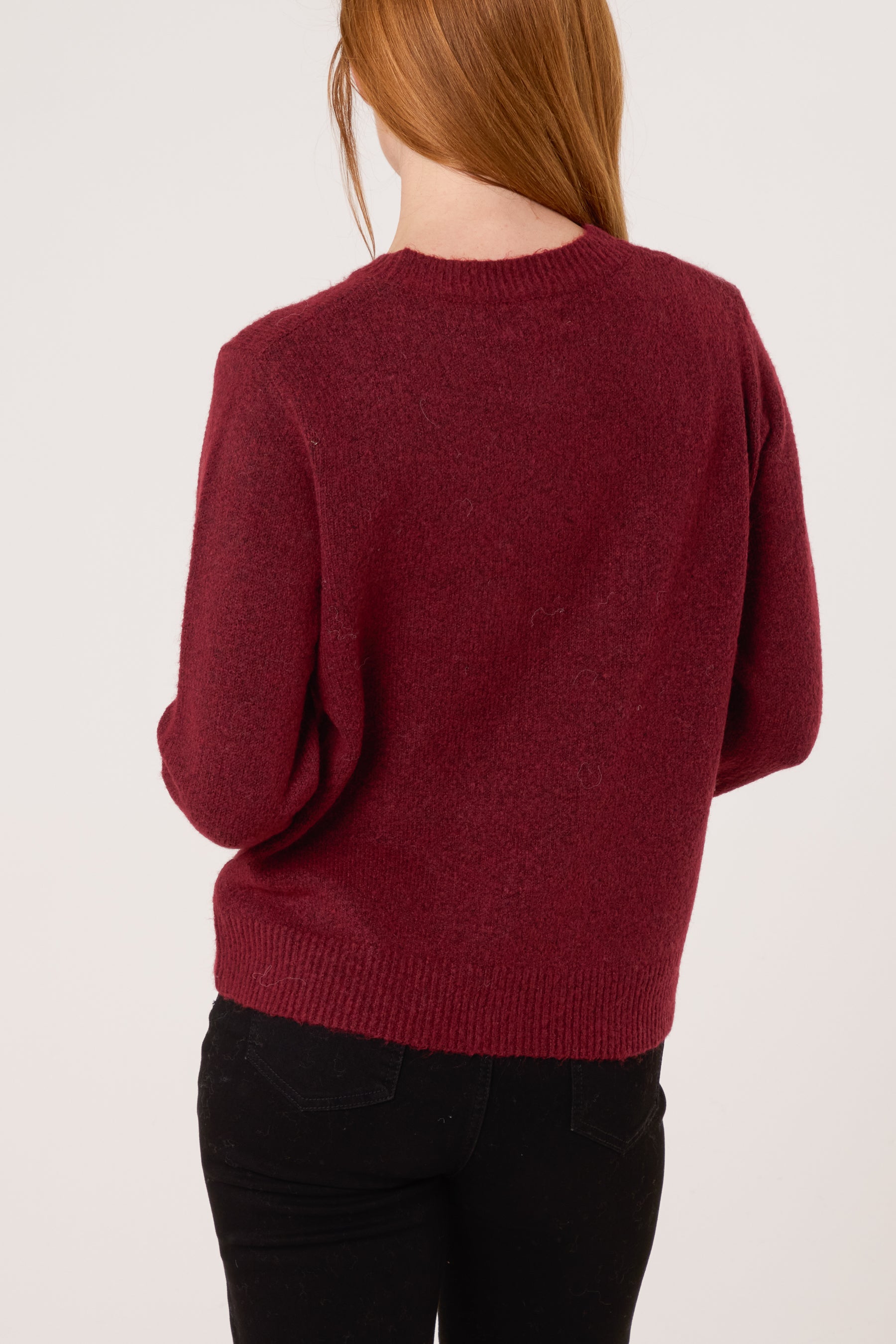 Bow Teddy Bear Jacquard Jumper