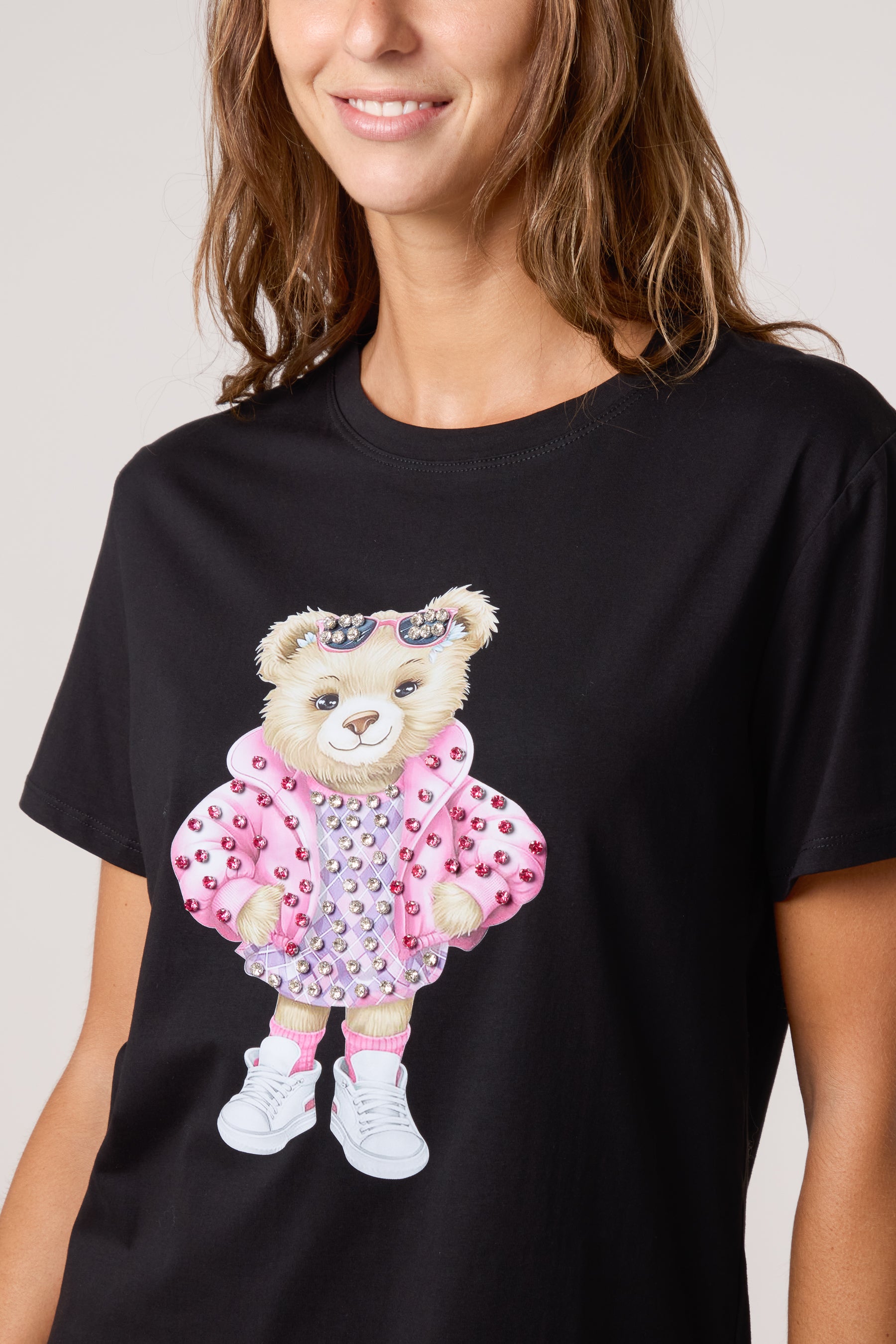 Embellished Cool Bear T-Shirt