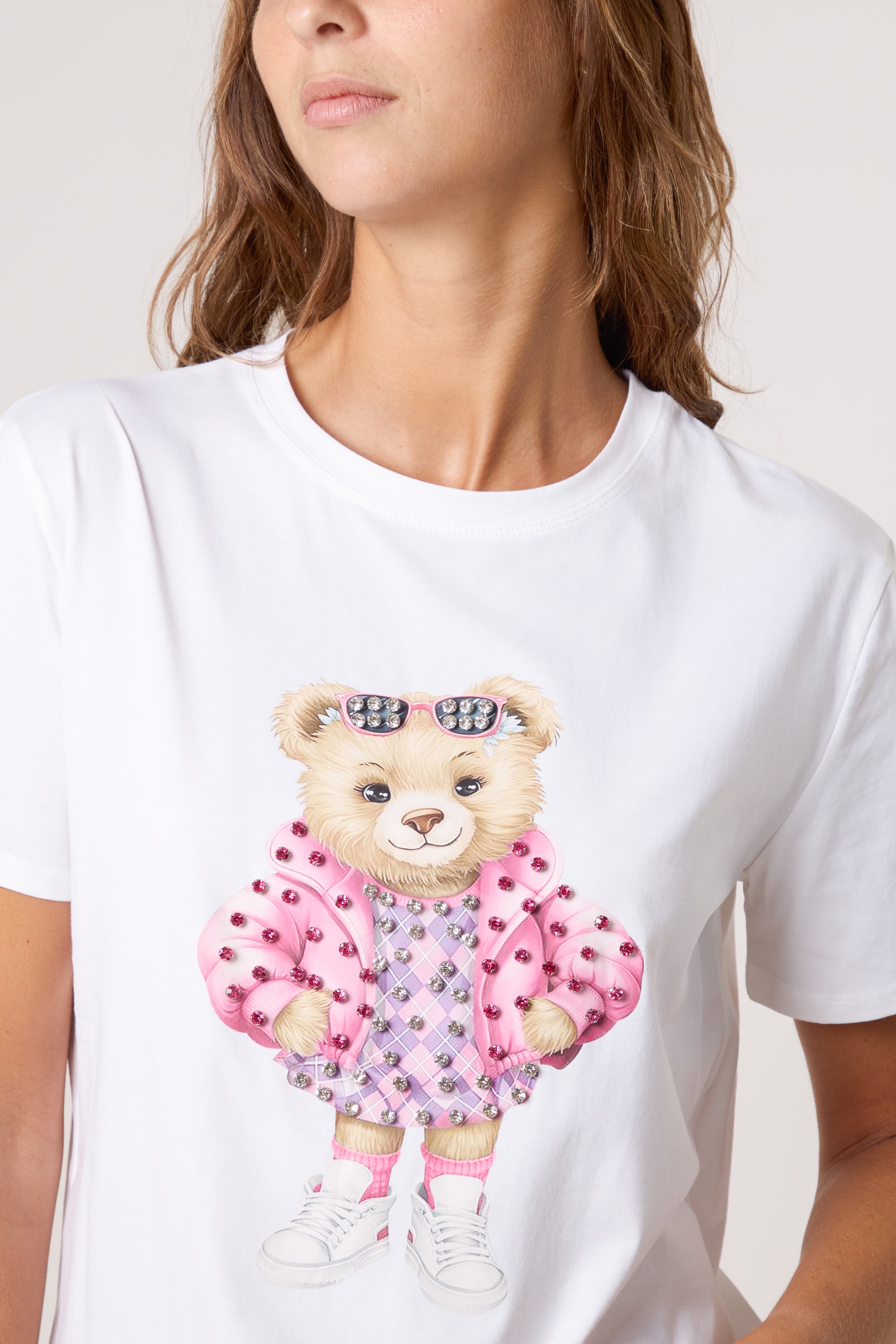 Embellished Cool Bear T-Shirt