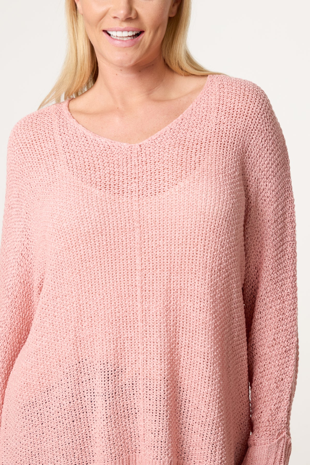 V-Neck Knit Jumper